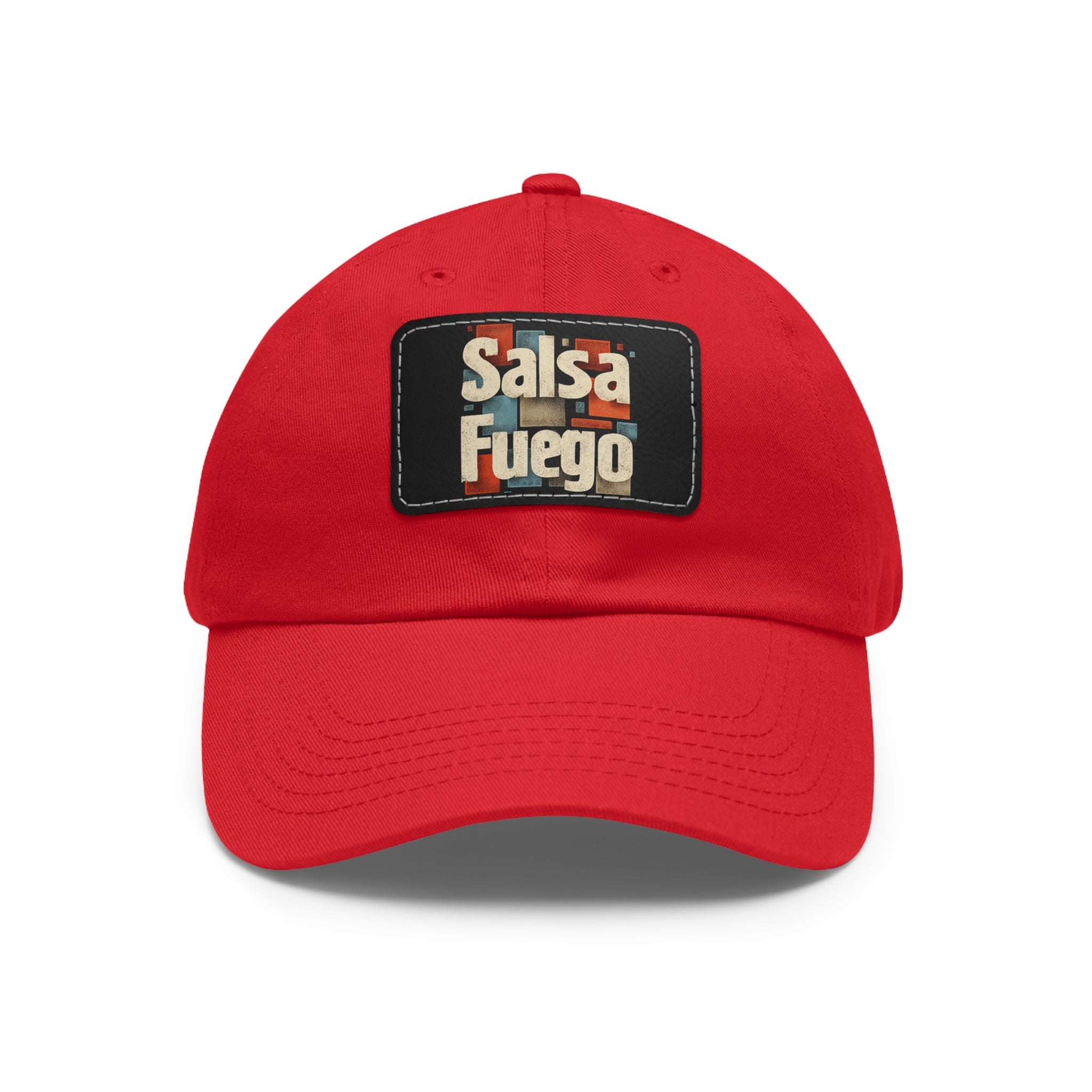 Salsa Fuego Geometric Dad Hat with Leather Patch (Rectangle)
