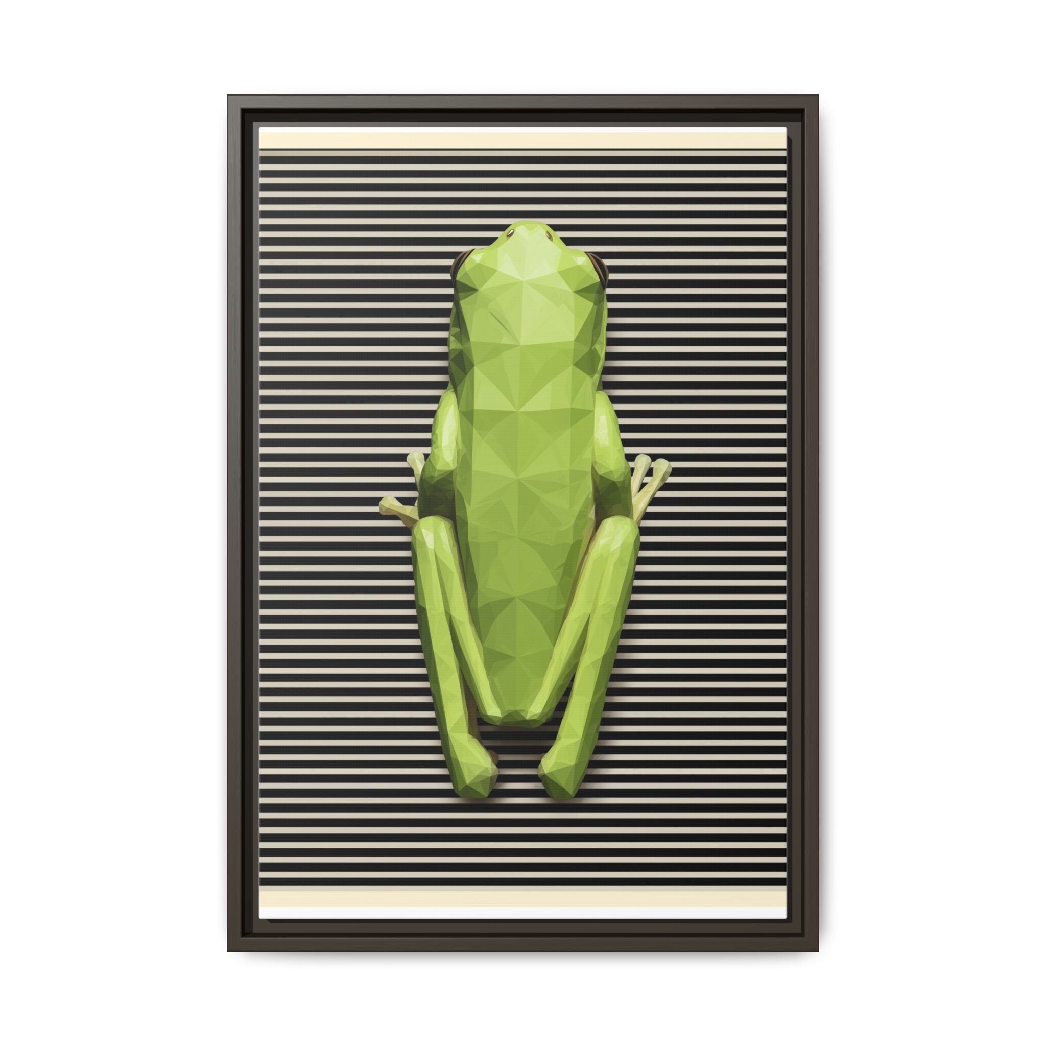 Geometric Amphibian: Low-Poly Frog Design, Digital Art Minimalism   |  Personalized & Custom Orders Available