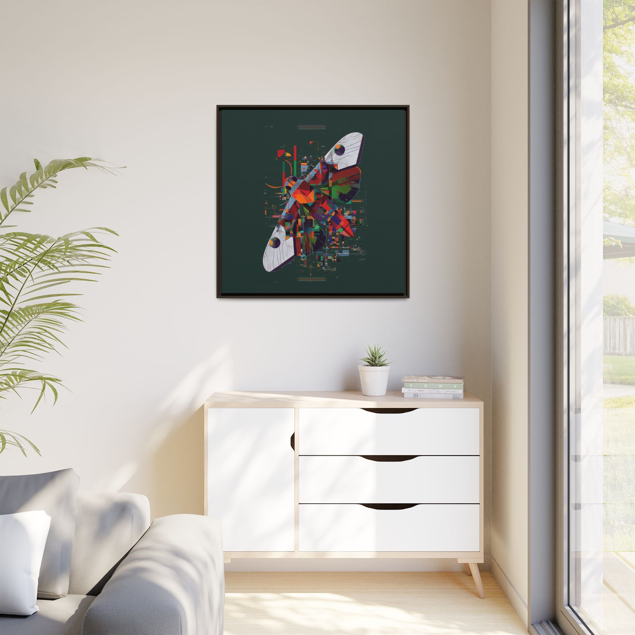 Butterfly Deconstruction: Geometric Digital Art, Pixelated Abstract Butterfly Wings   |    Custom Orders Available