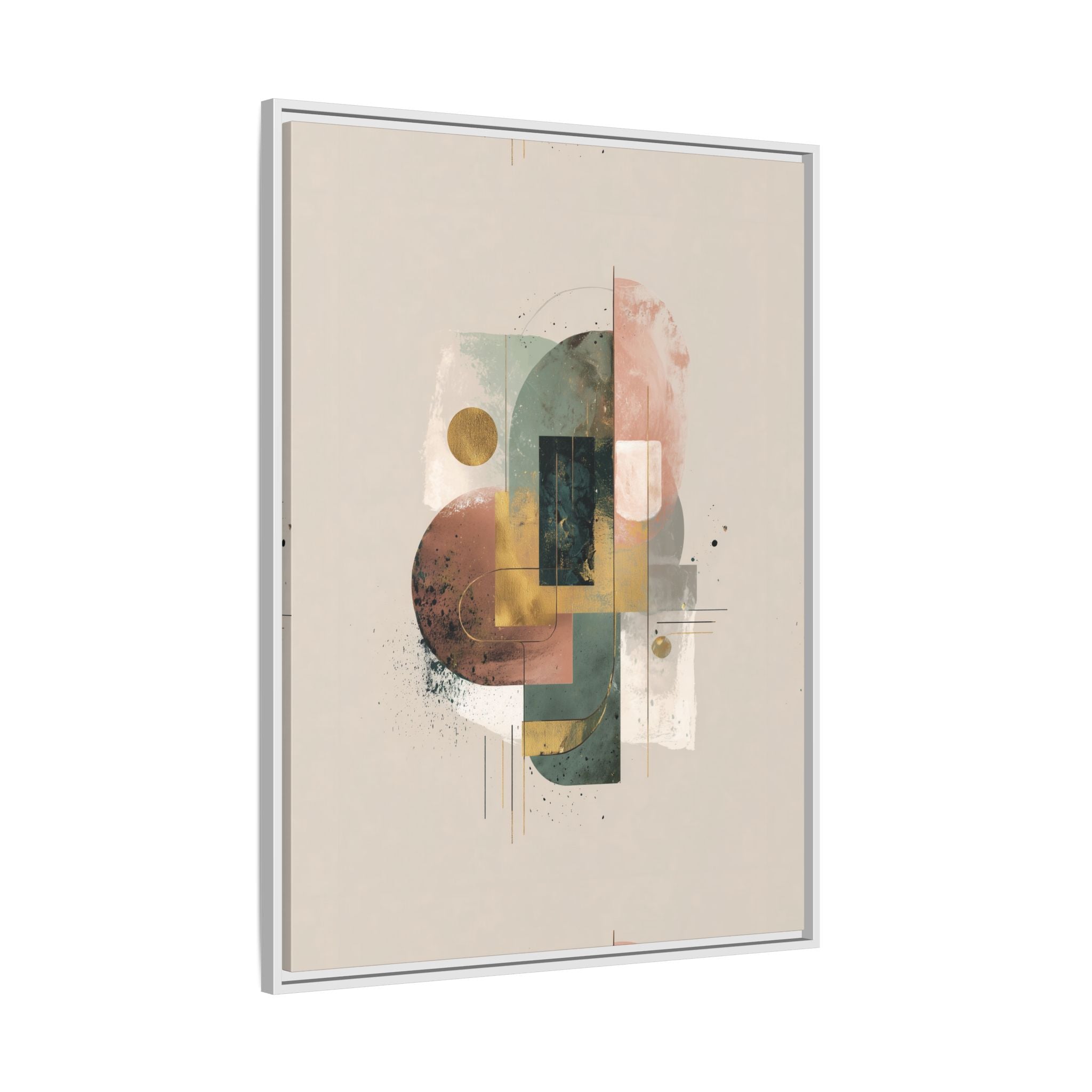 Organic Geometries: Fragmented Forms, Digital Abstract Composition, Layered Minimalist Art   |   Custom Orders Accepted