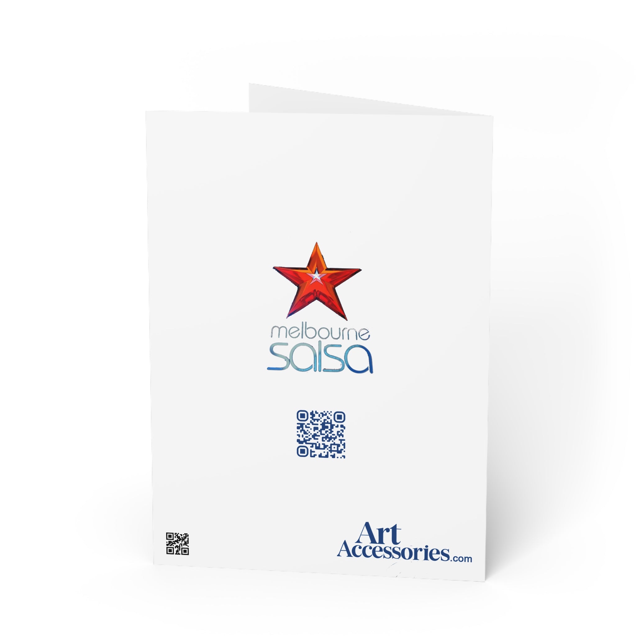 Christmas Salsa Dancing Greeting Card