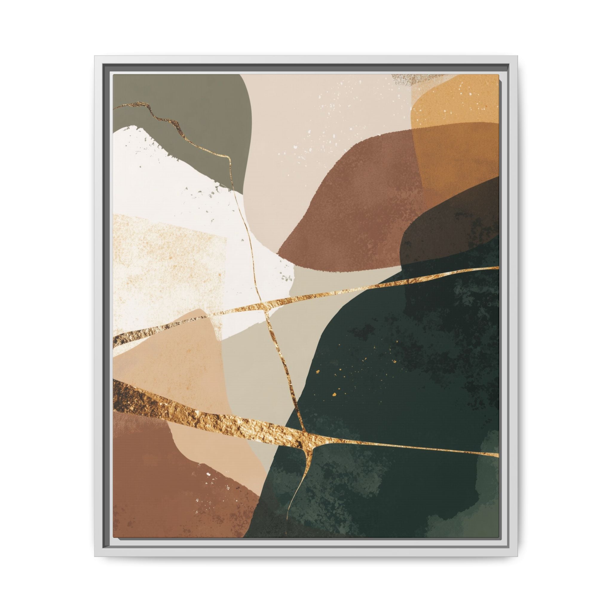 Geological Whispers: Organic Abstractions, Metallic Landscapes, Contemporary Minimalist Design   |   Custom Orders Accepted