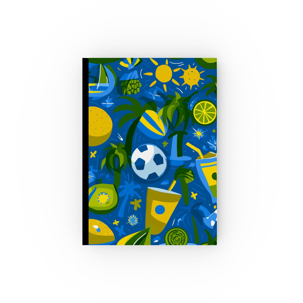 Summer Horizons: Tropical Leisure Landscape, Geometric Beach Vibes, Vibrant Coastal Design | Custom Orders Accepted