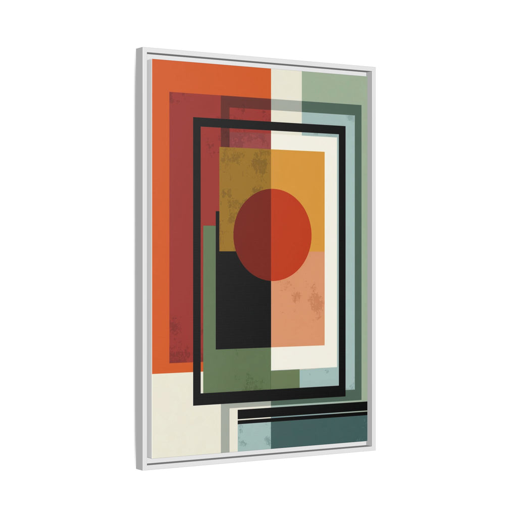 Geometric Harmonies: Mid-Century Modern Composition, Constructivist Inspiration, Abstract Rectangular Interplay   |   Custom Orders Accepted