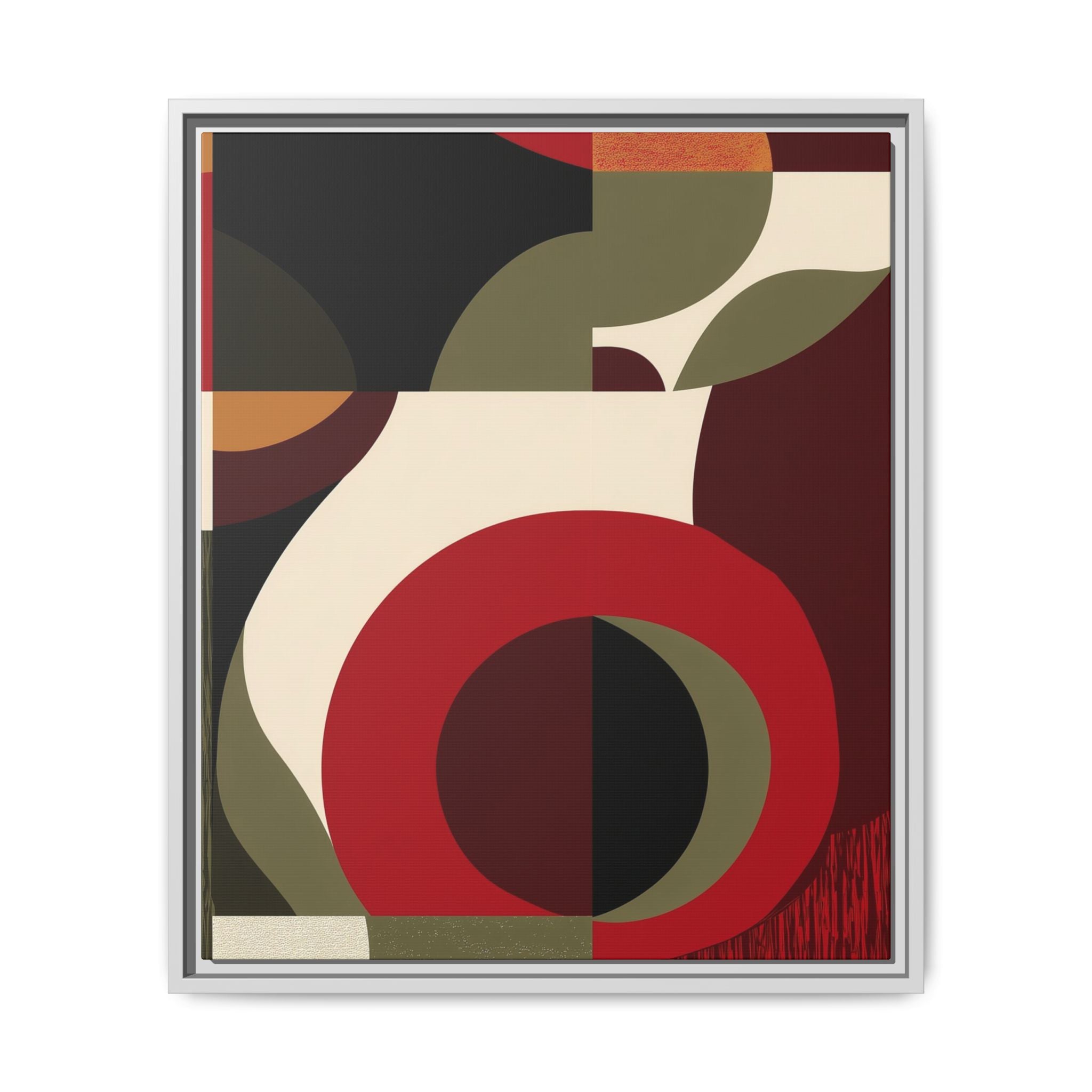 Geometric Intersections: Mid-Century Modern Design, Abstract Architectural Composition, Rhythmic Curved Forms   |   Custom Orders Accepted