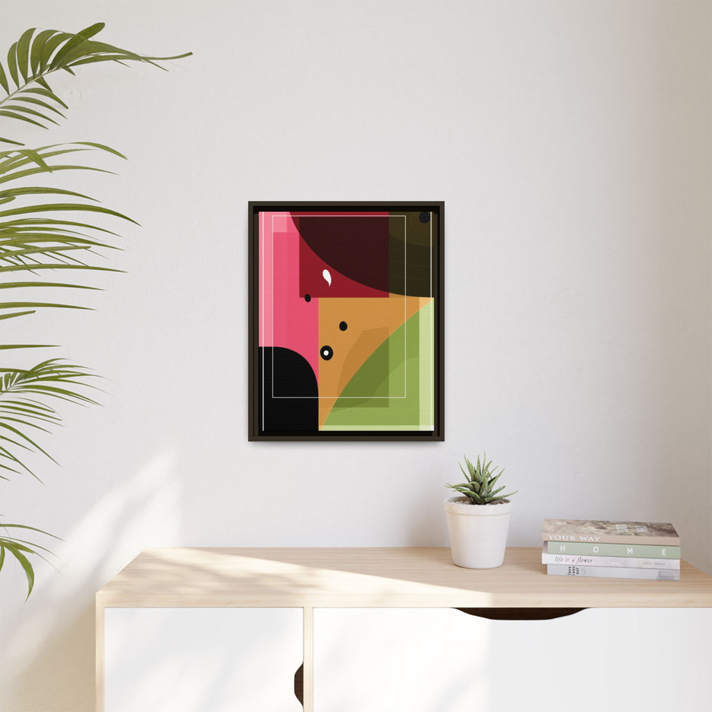 Geometric Convergence: Abstract Modernist Composition, Constructivist Color Blocking, Layered Geometric Design   |   Custom Orders Accepted