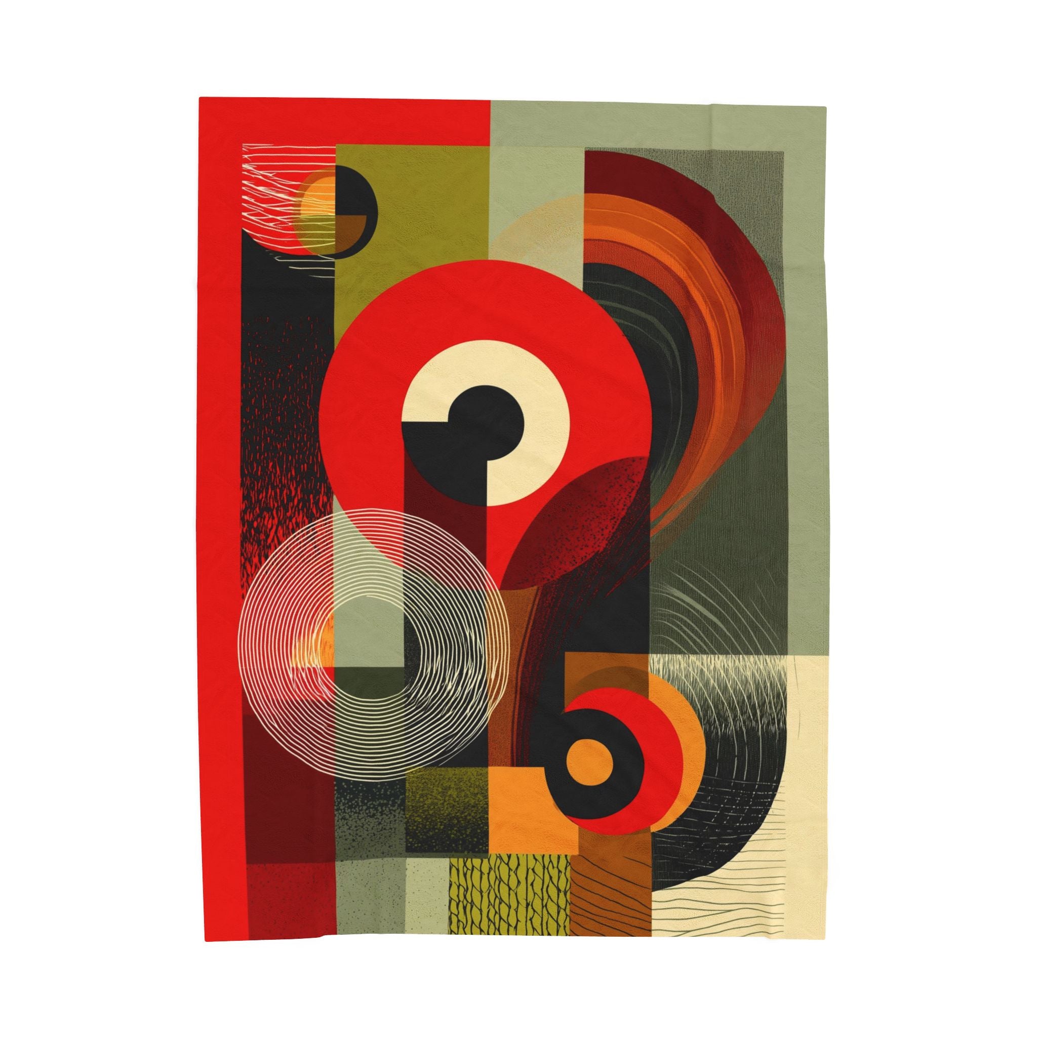 Rhythmic Geometrics: Constructivist Composition, Mid-Century Modern Abstract Design   |    Custom Orders Available