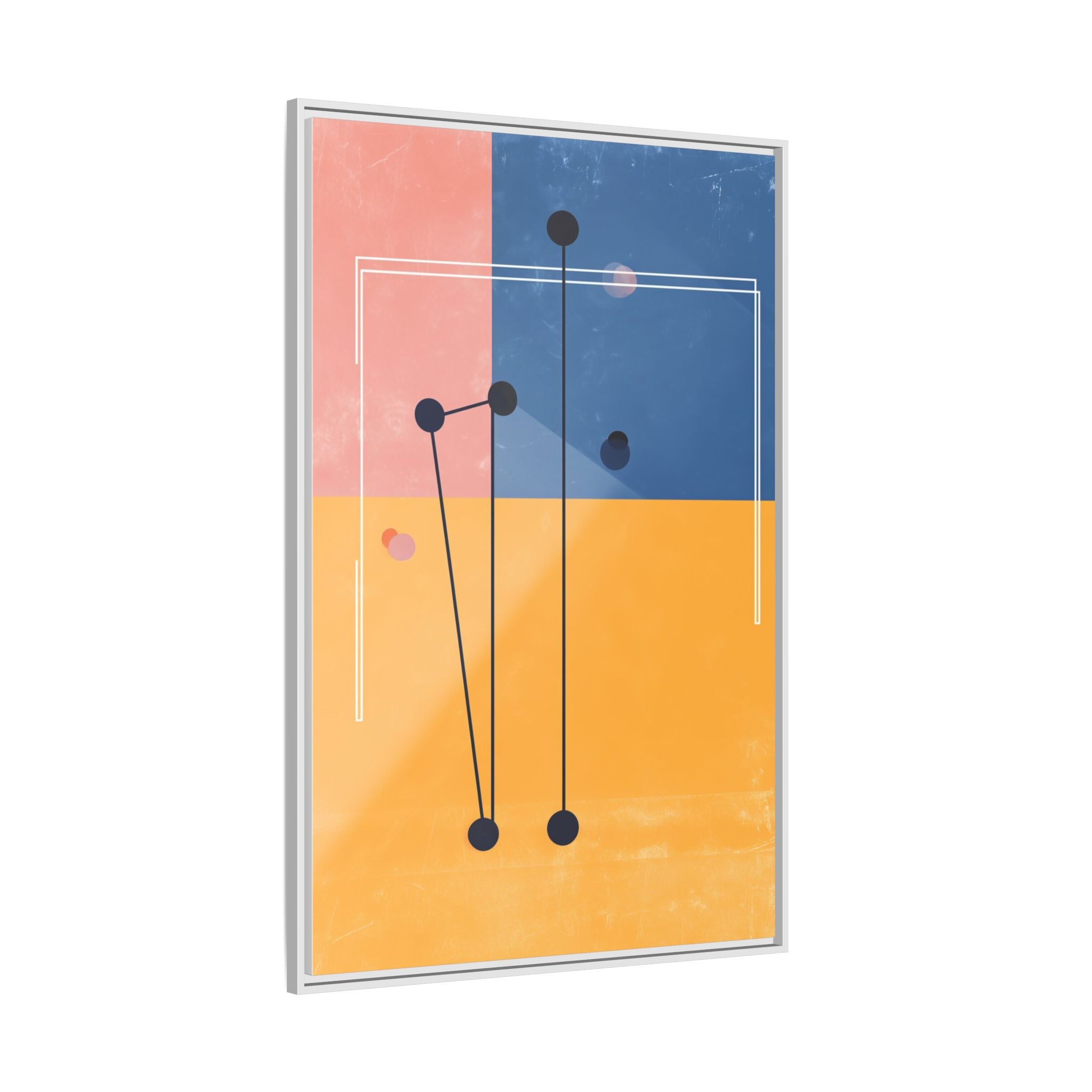 Nexus of Connection: Geometric Abstraction, Modernist Composition, Digital Color Blocks   |   Custom Orders Accepted