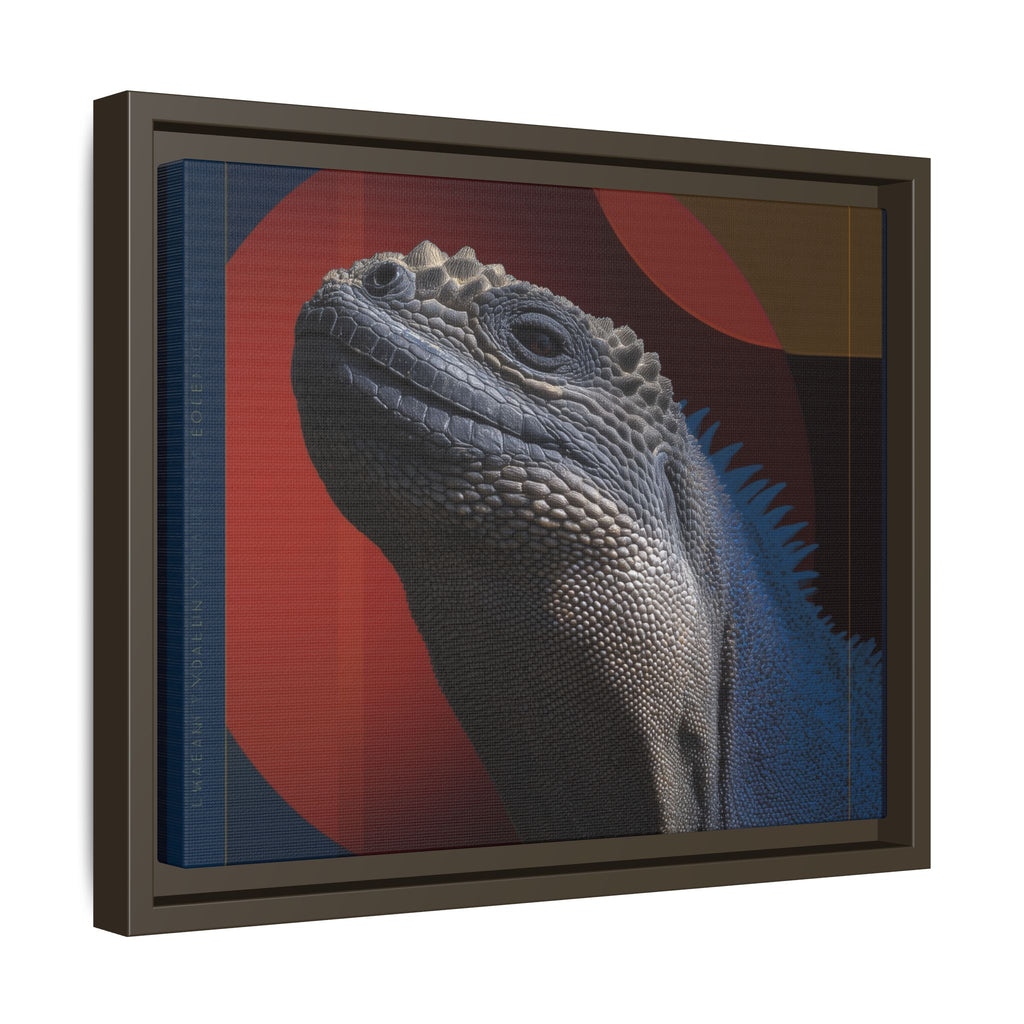 Scales of Antiquity: Prehistoric Reptilian Portrait, Abstract Geometric Composition   |    Custom Orders Available