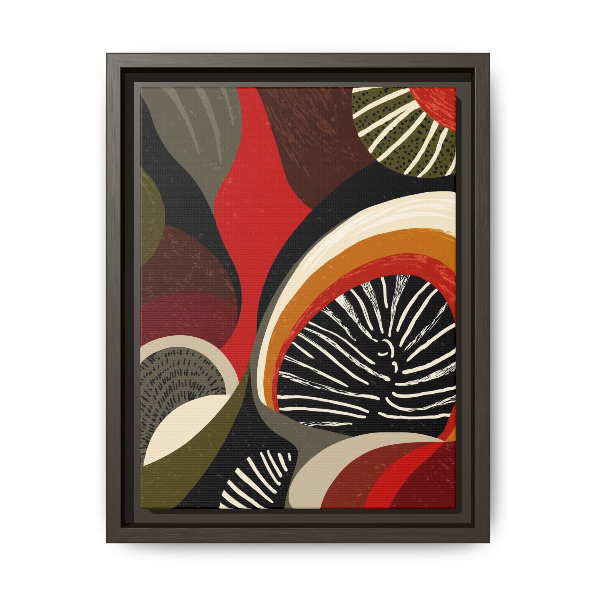 Geometric Rhythm: Abstract Composition, Mid-Century Modern Art, Radial Design Inspiration   |   Custom Orders Accepted