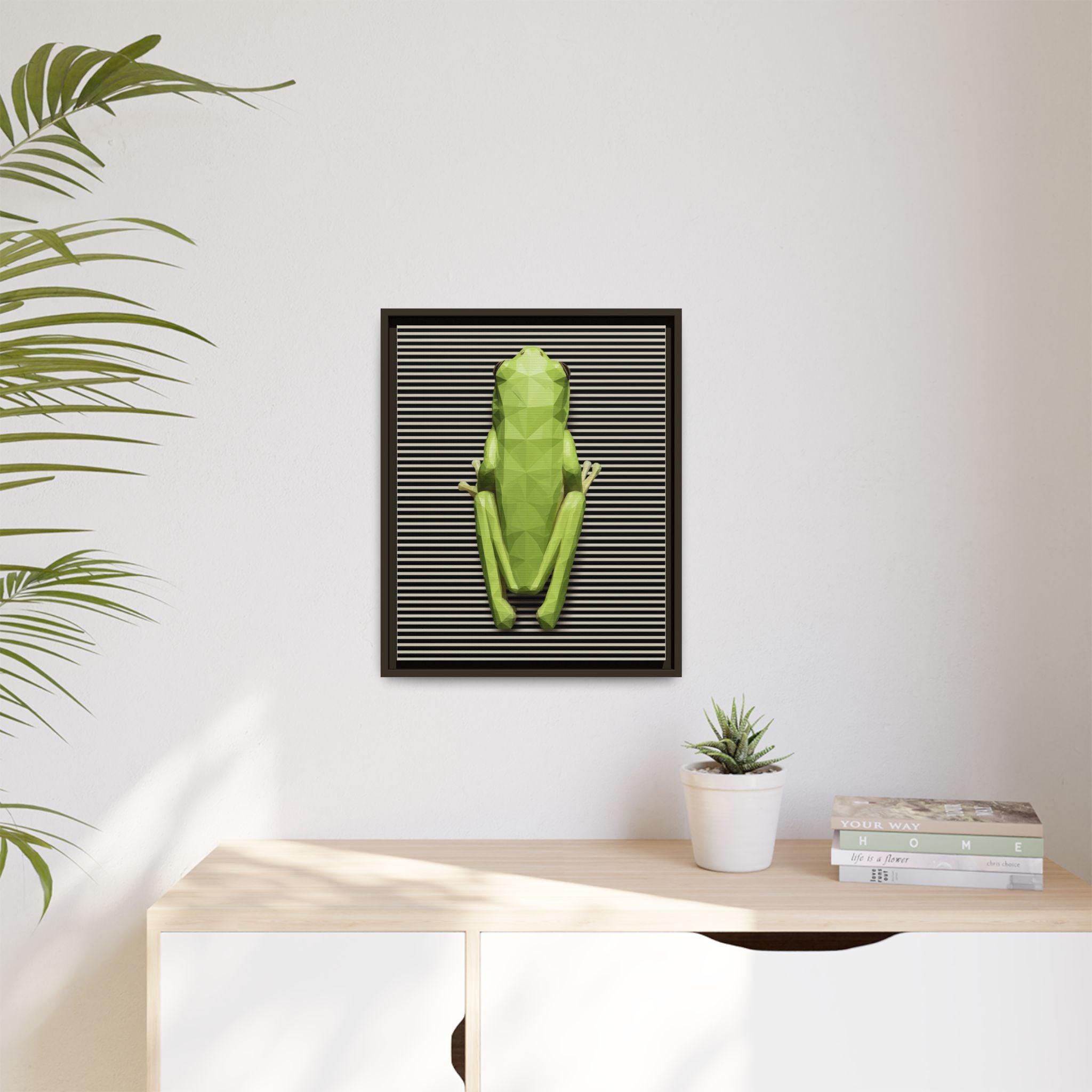 Geometric Amphibian: Low-Poly Frog Design, Digital Art Minimalism   |  Personalized & Custom Orders Available