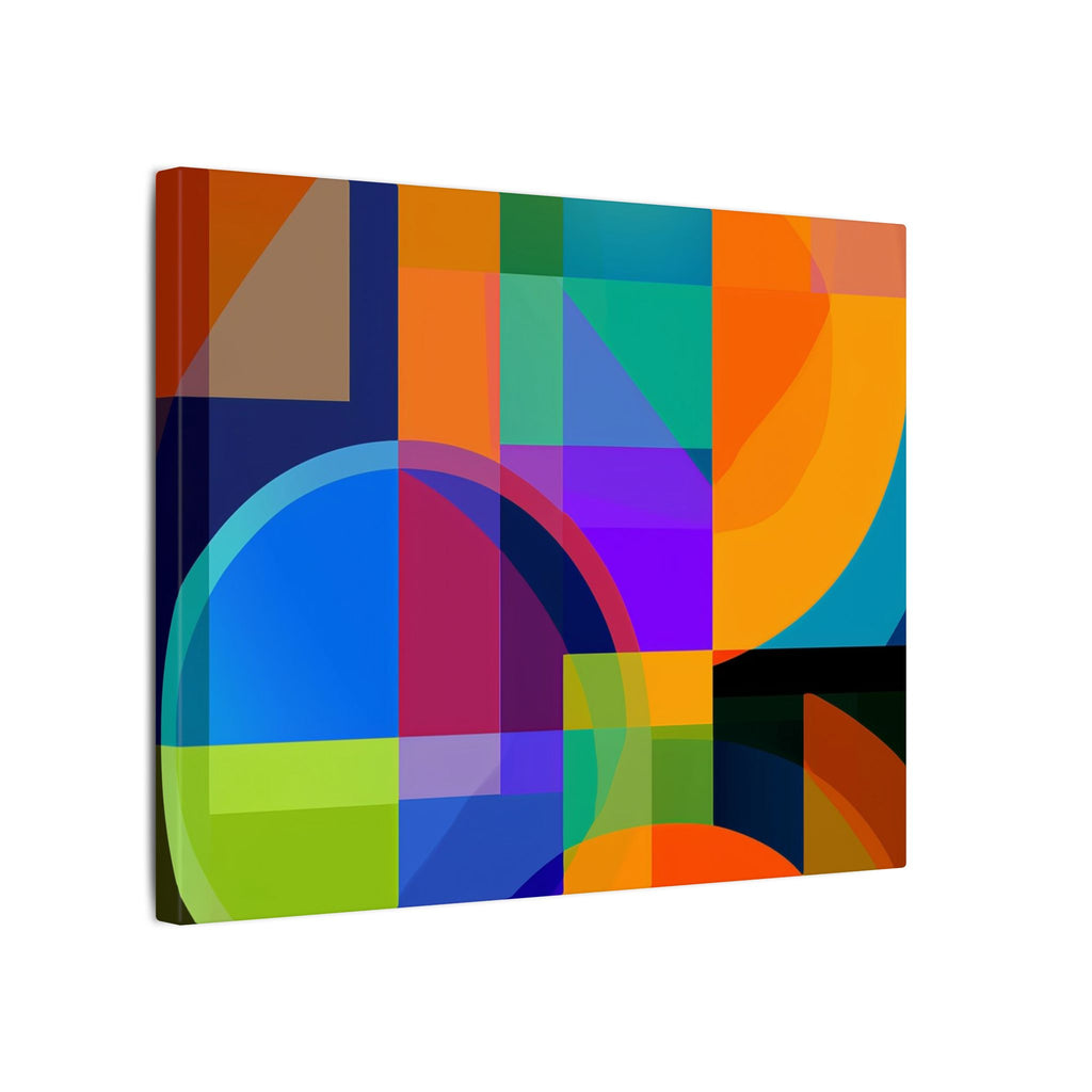 Geometric Intersections: Cubist Color Dynamics, Abstract Constructivist Design, Layered Chromatic Composition   |   Custom Orders Accepted