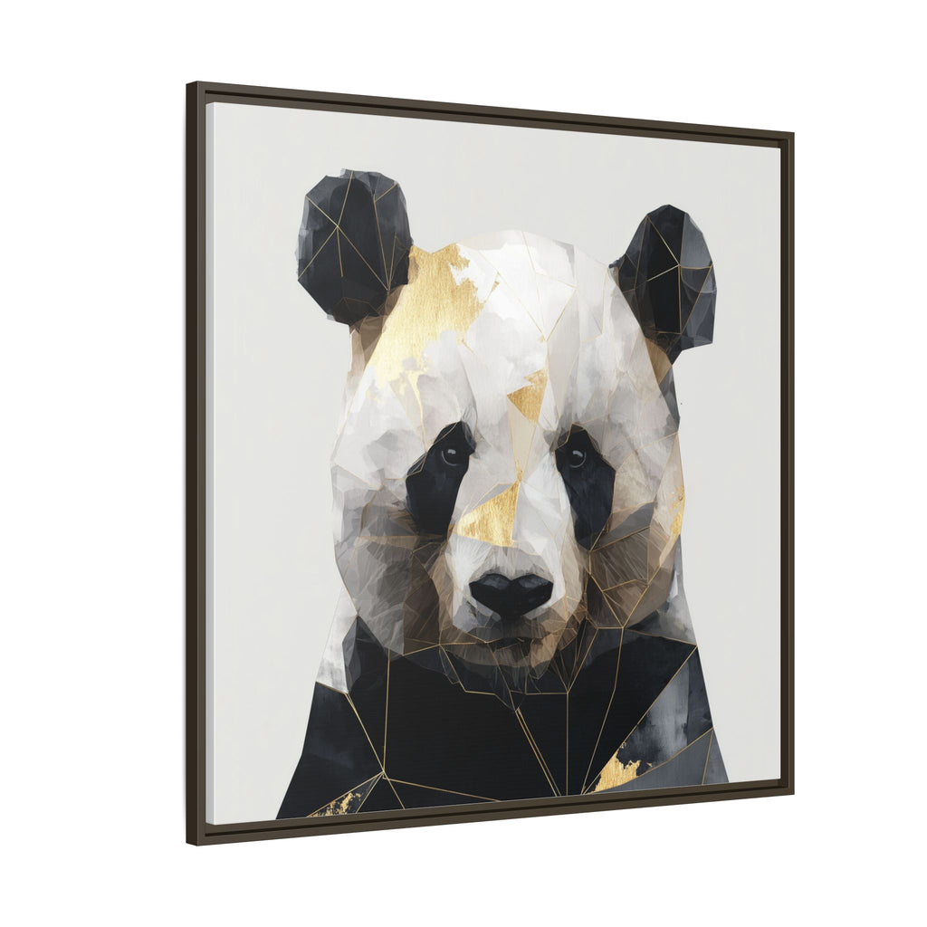 Fractal Panda: Geometric Digital Art, Low Poly Wildlife Portrait   |  Personalized & Custom Orders Available