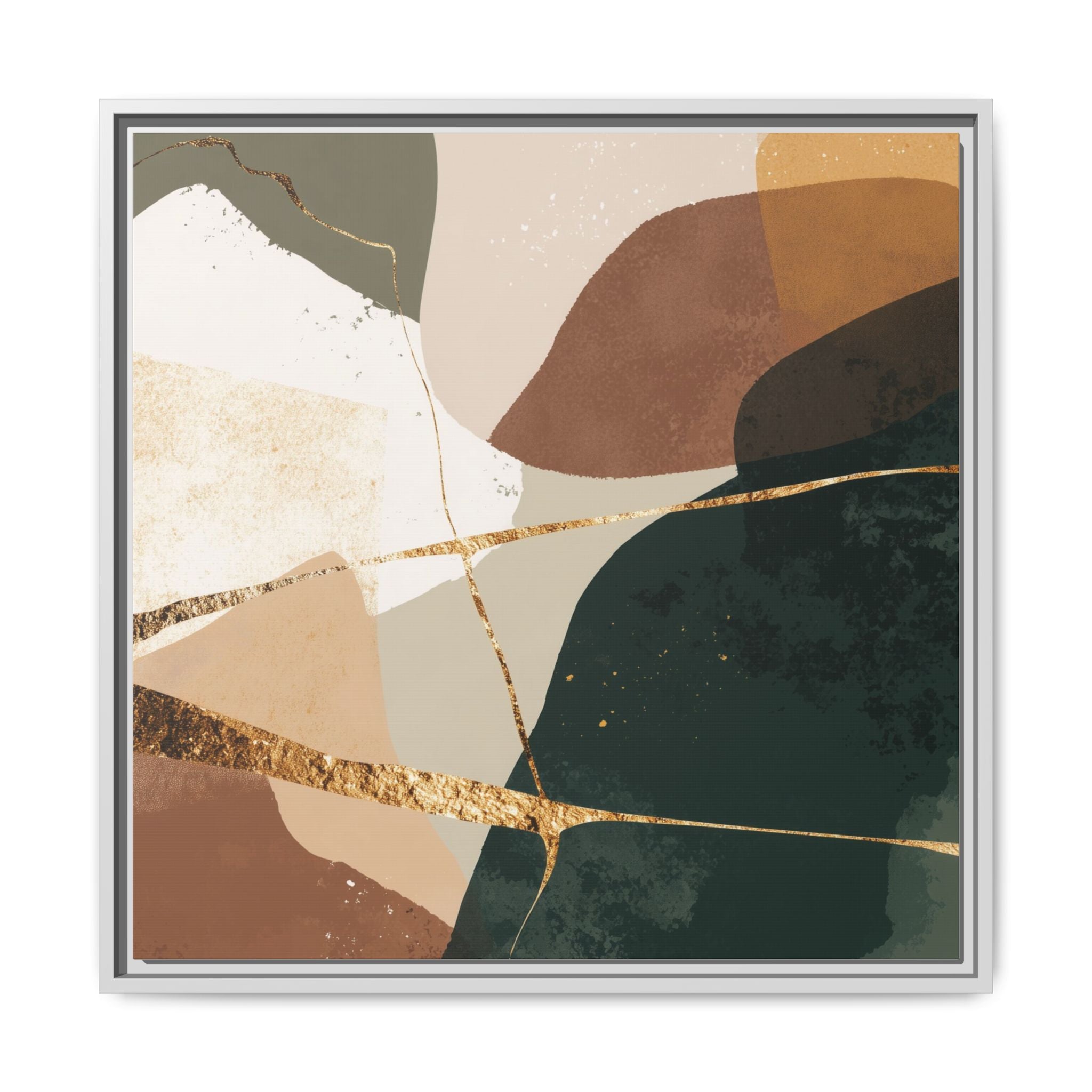 Geological Whispers: Organic Abstractions, Metallic Landscapes, Contemporary Minimalist Design   |   Custom Orders Accepted