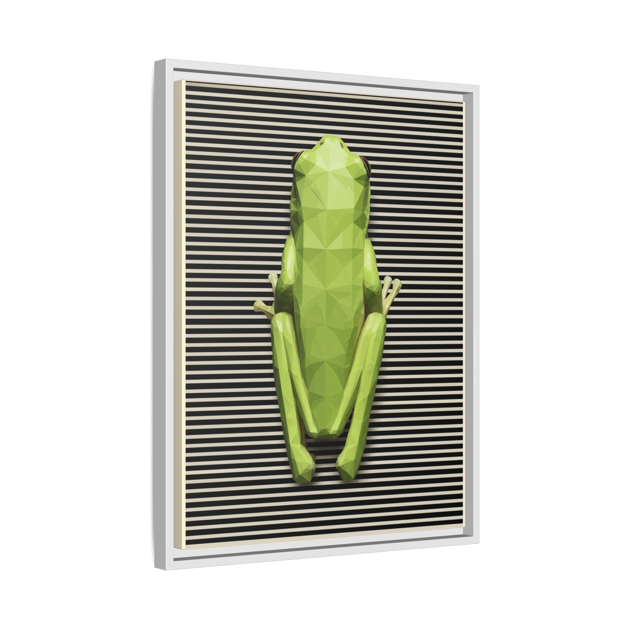 Geometric Amphibian: Low-Poly Frog Design, Digital Art Minimalism   |  Personalized & Custom Orders Available