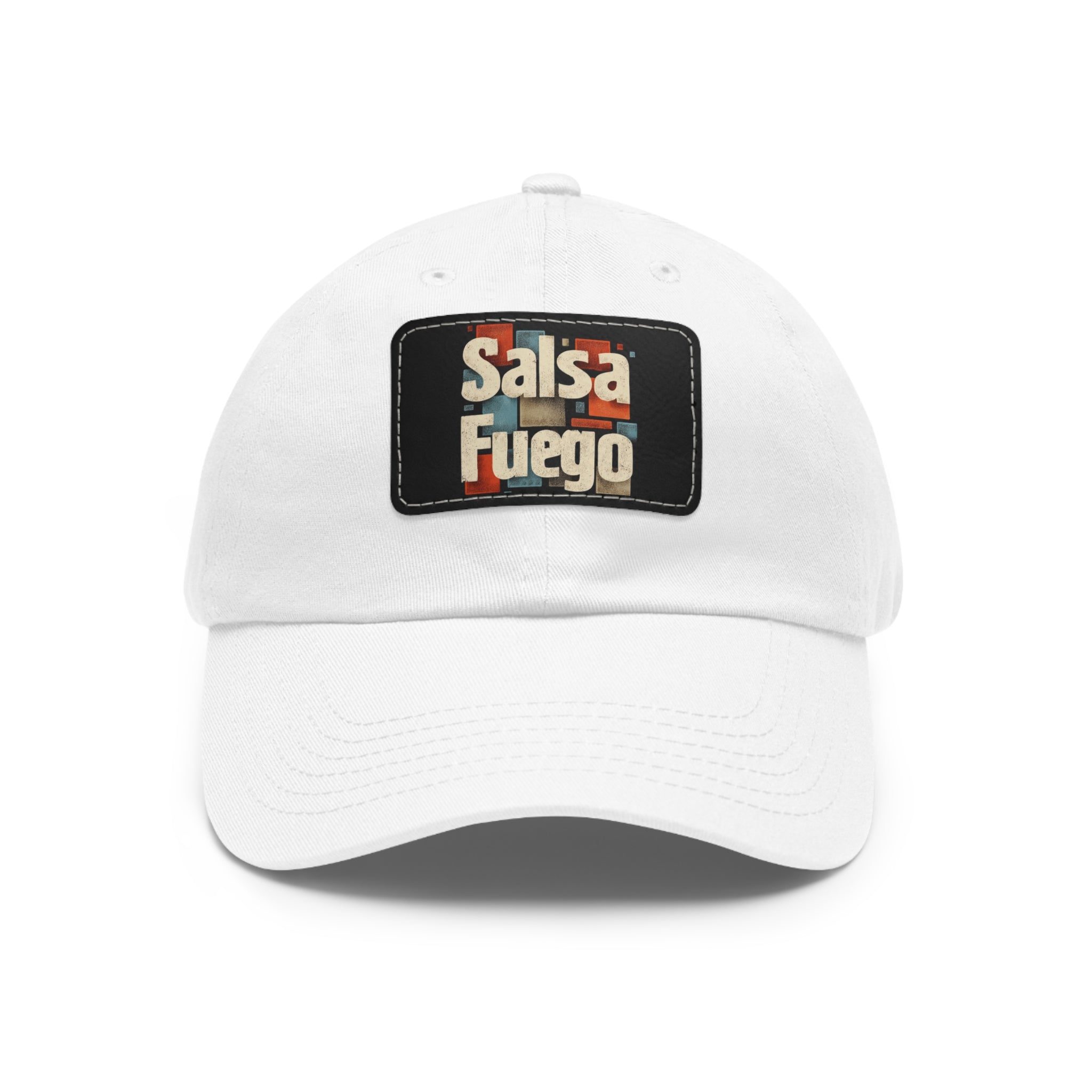 Salsa Fuego Geometric Dad Hat with Leather Patch (Rectangle)