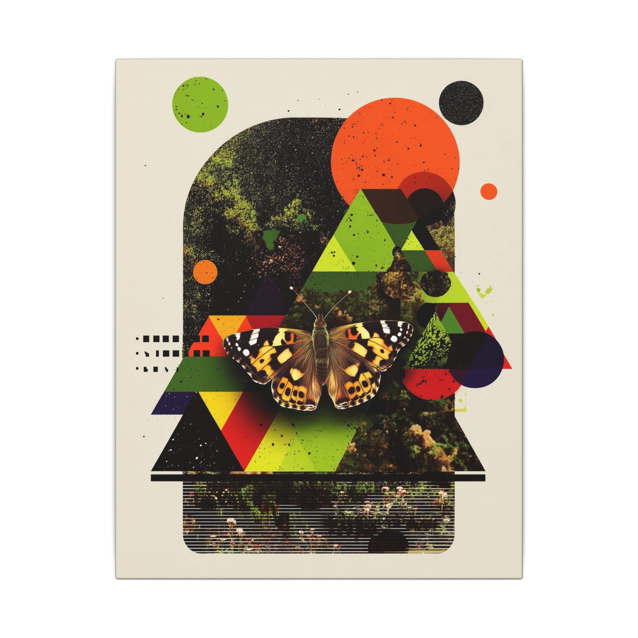 Metamorphic Geometry: Digital Nature Collage, Butterfly Kaleidoscope   |    Custom Orders Available
