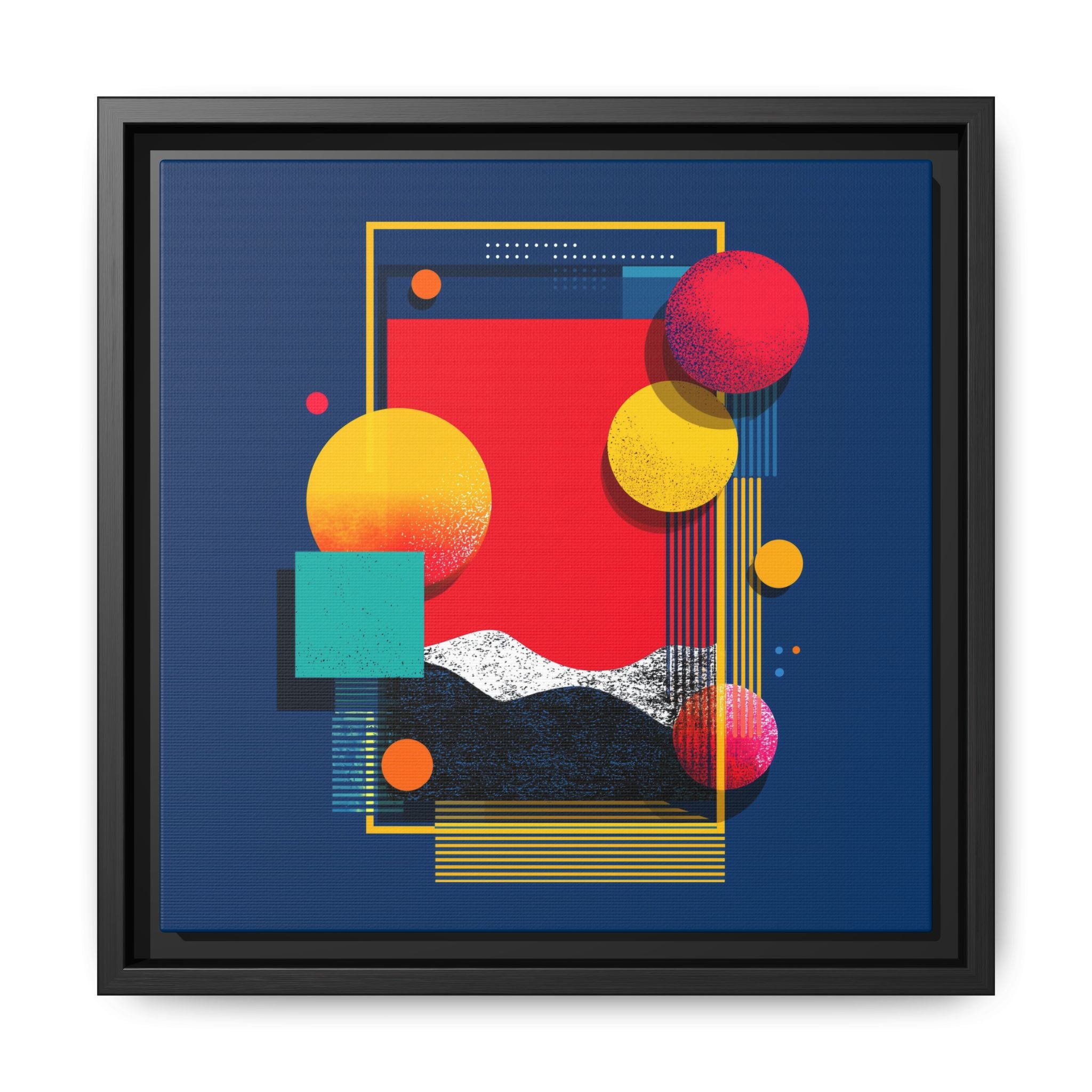 Geometric Horizons: Abstract Landscape Composition, Modernist Digital Art, Colorful Geometric Design   |   Custom Orders Accepted