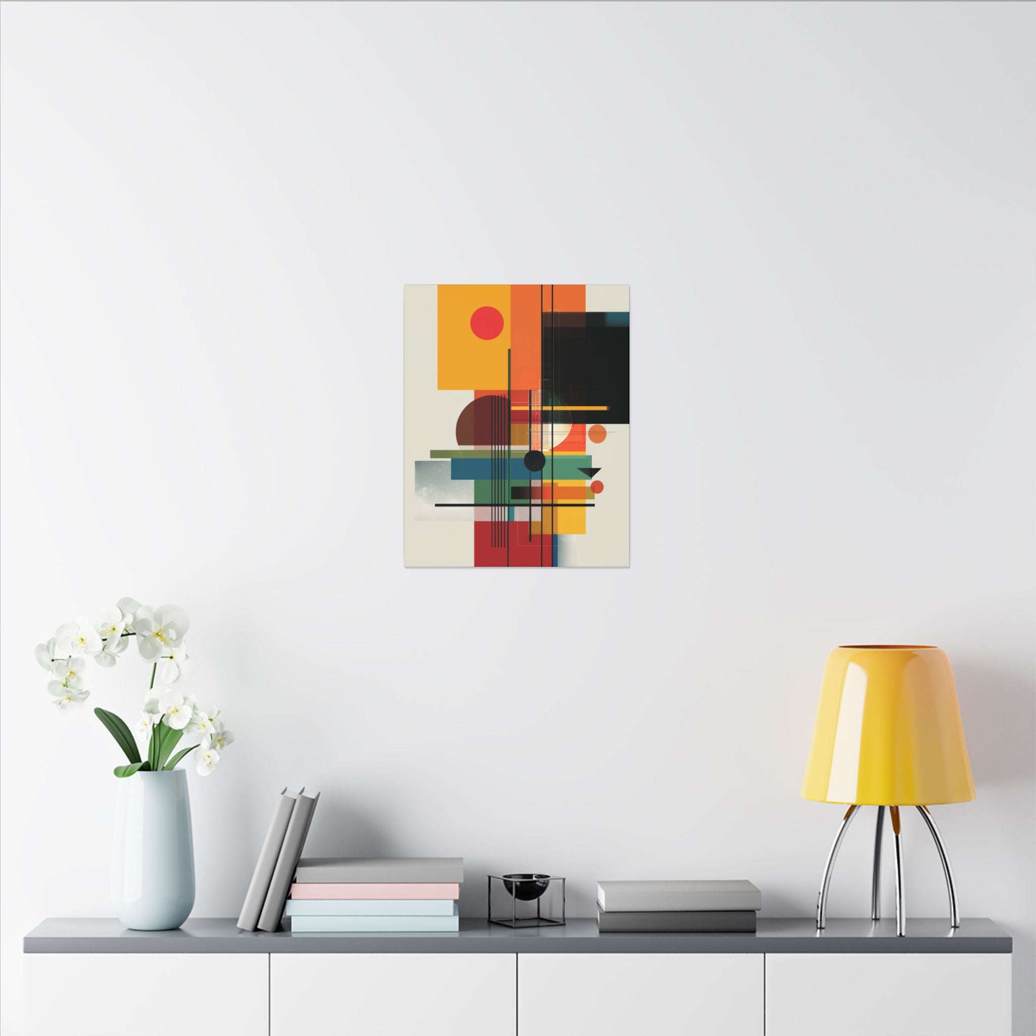 Geometric Harmony: Bauhaus Intersections, Constructivist Layers, Abstract Color Blocks   |   Custom Orders Accepted