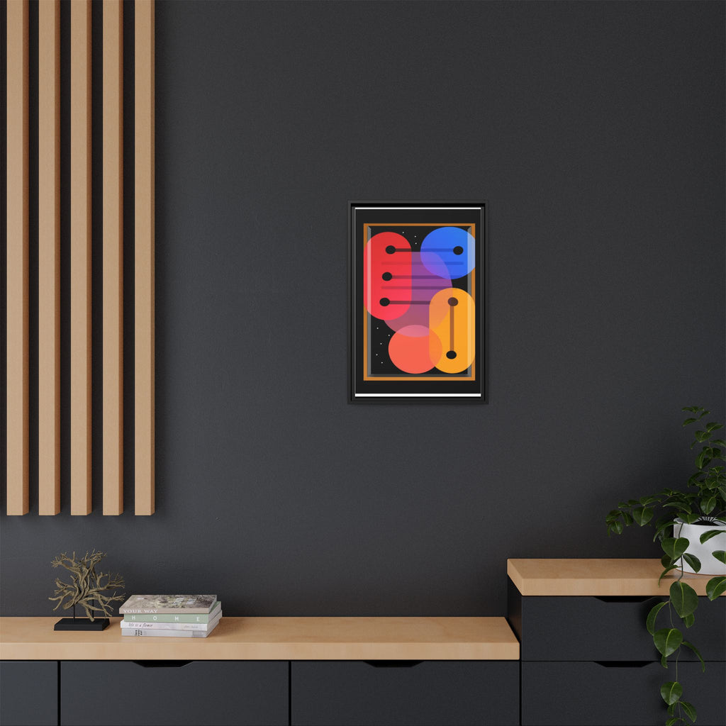 Celestial Geometry: Organic Shapes in Motion, Digital Abstract Composition, Vibrant Color Intersections   |   Custom Orders Accepted