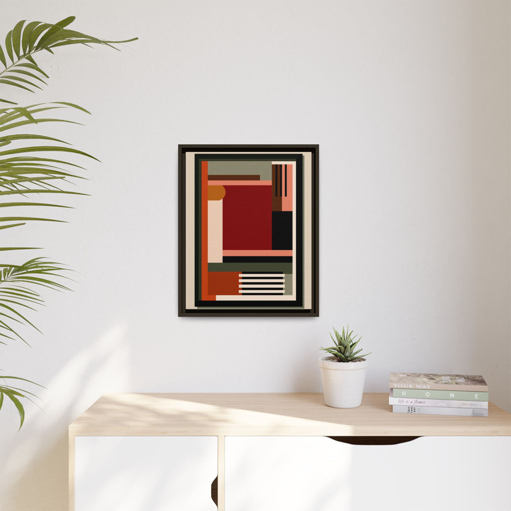Architectural Geometries: Modern Abstract Composition, Bauhaus-Inspired Design, Geometric Color Blocking   |   Custom Orders Accepted