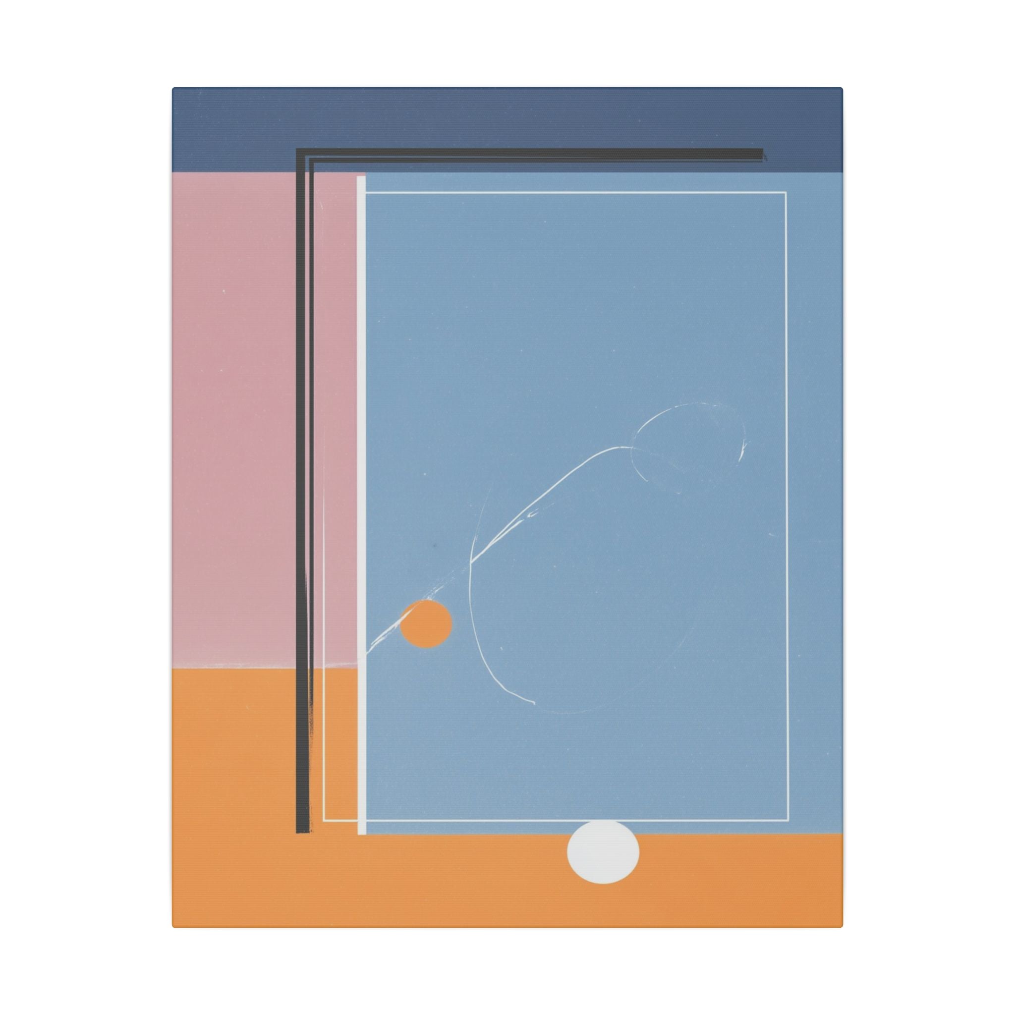 Geometric Harmony: Abstract Minimalist Composition, Modernist Color Fields, Constructivist Design Principles   |   Custom Orders Accepted