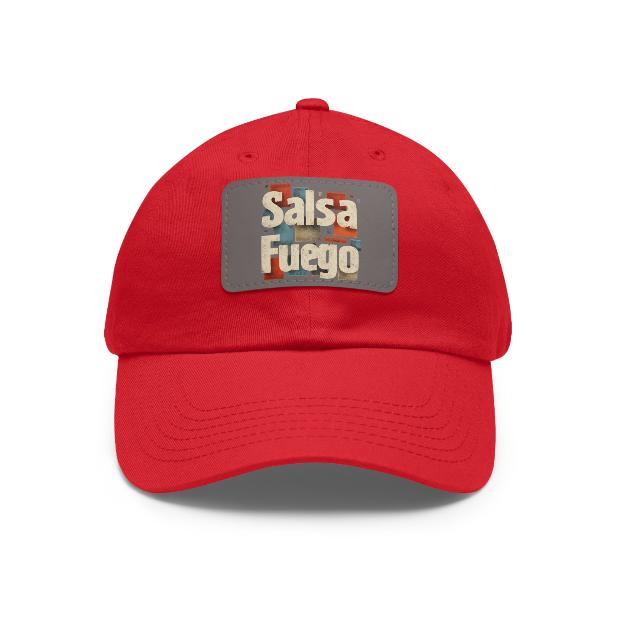 Salsa Fuego Geometric Dad Hat with Leather Patch (Rectangle)