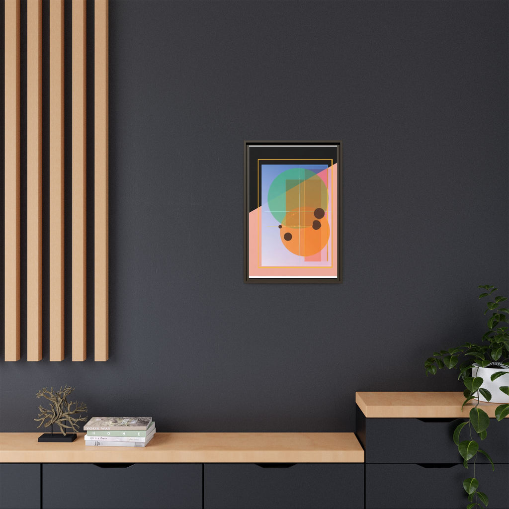 Geometric Harmony: Abstract Composition, Overlapping Shapes, Precision Design   |   Custom Orders Accepted