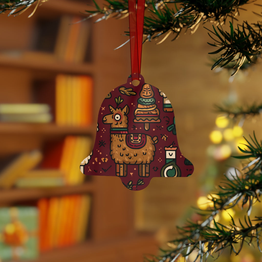 Peruvian Themed Incan Theme Festive Metal Ornaments, Unique Holiday Decorations, Christmas Tree Decor, Personalized Gifts, Charming Keepsake