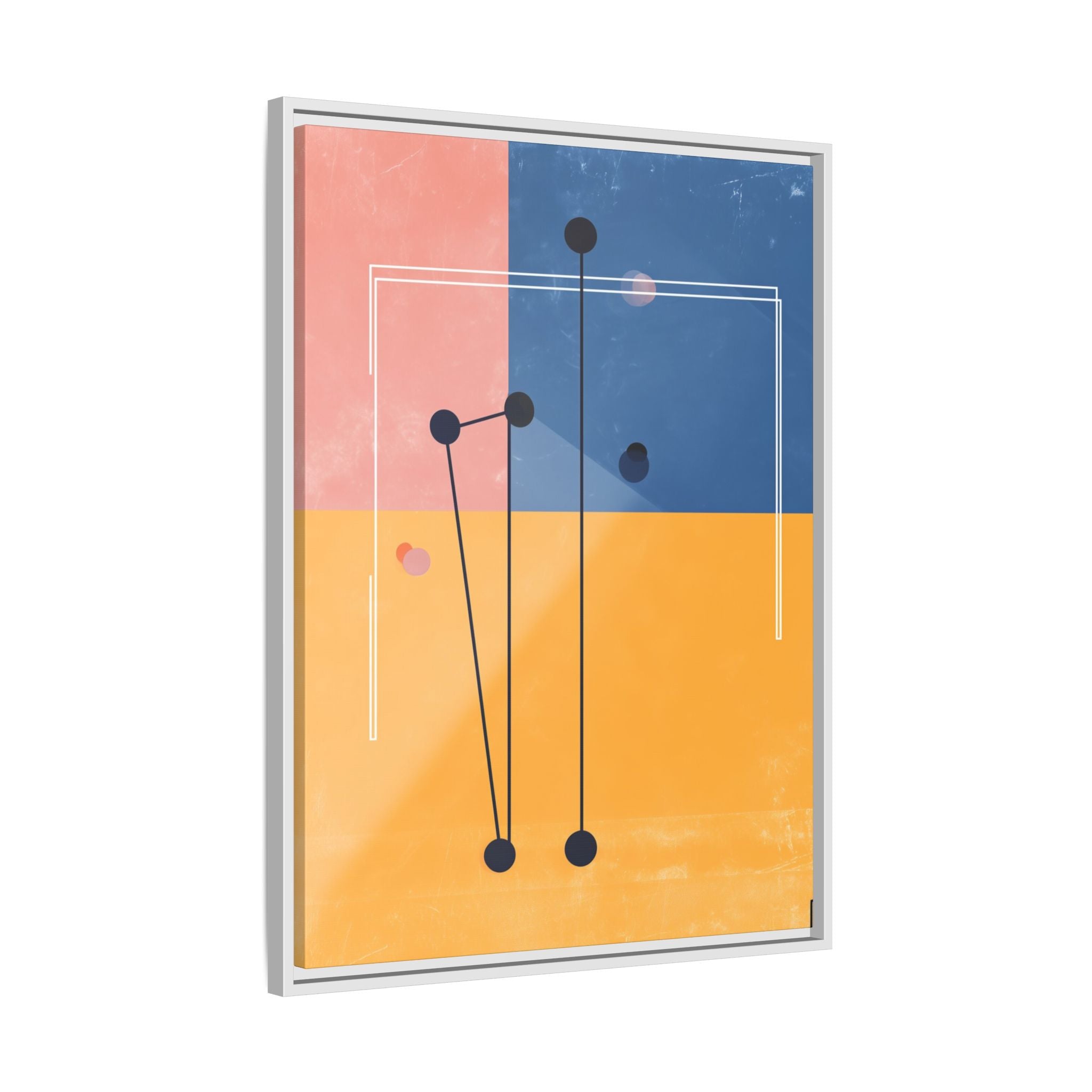 Nexus of Connection: Geometric Abstraction, Modernist Composition, Digital Color Blocks   |   Custom Orders Accepted