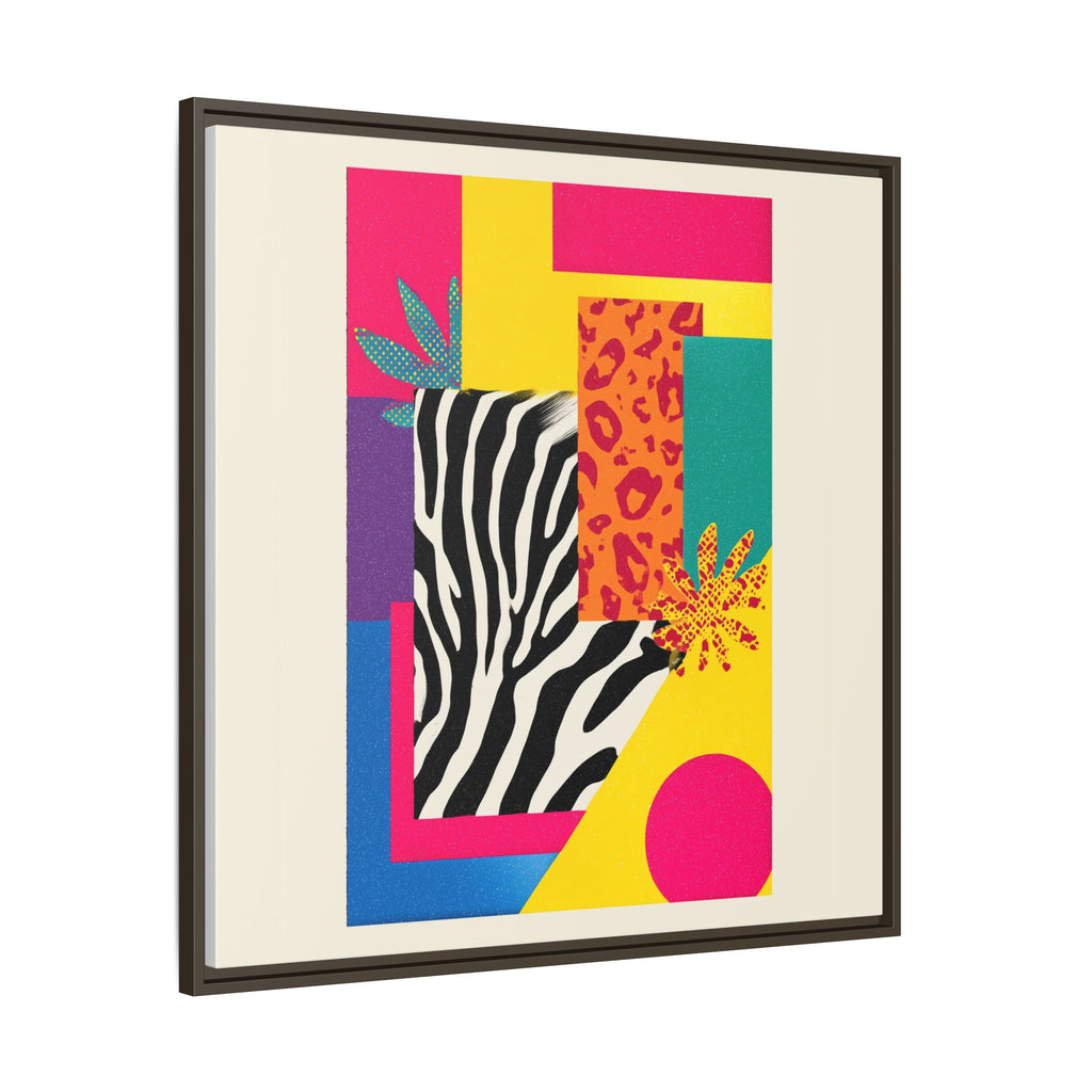 Zebra Stripes & Leopard Spots: 80s Pop Art Design, Memphis Style Graphic, Geometric Color Block Pattern   |   Custom Orders Accepted