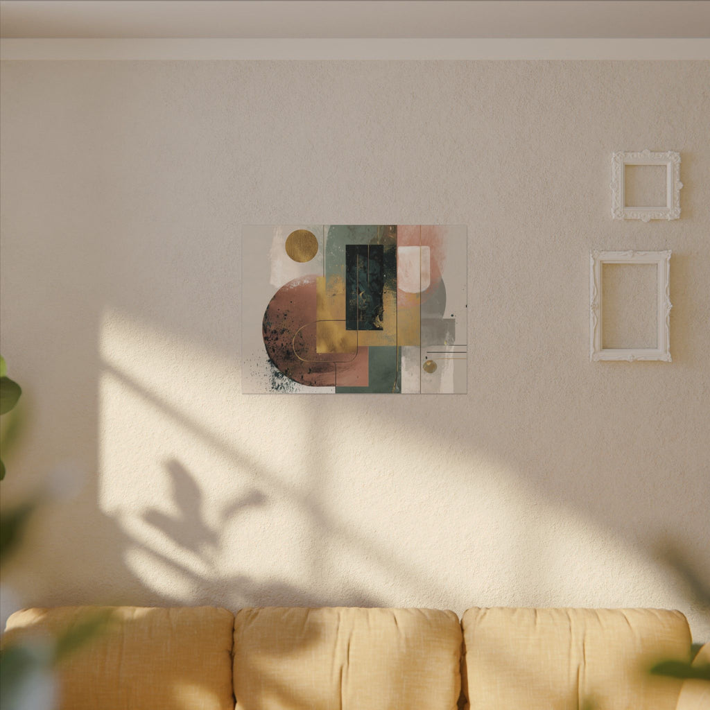 Geometric Harmony: Abstract Composition, Modernist Minimalism, Ethereal Design Layers   |   Custom Orders Accepted