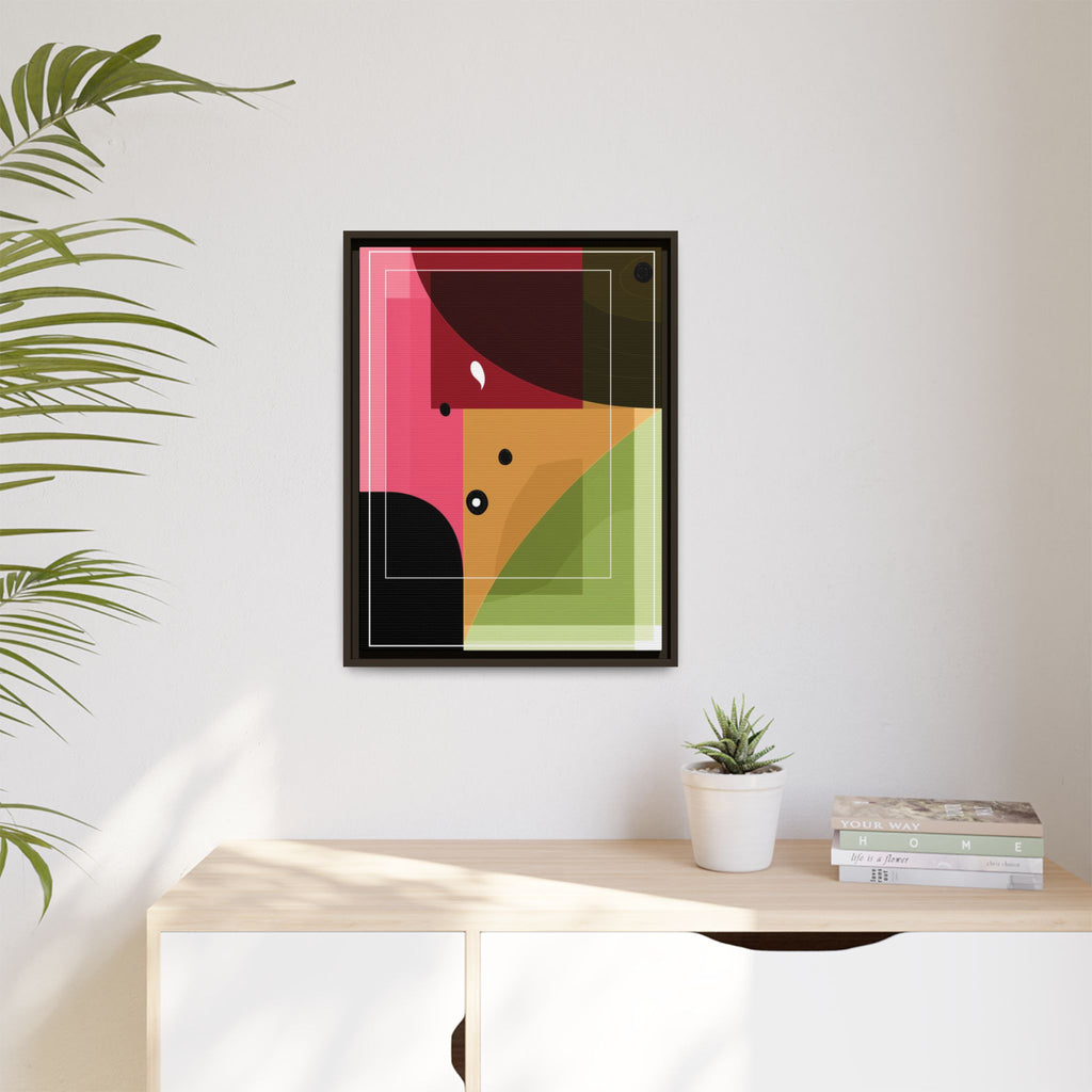 Geometric Convergence: Abstract Modernist Composition, Constructivist Color Blocking, Layered Geometric Design   |   Custom Orders Accepted