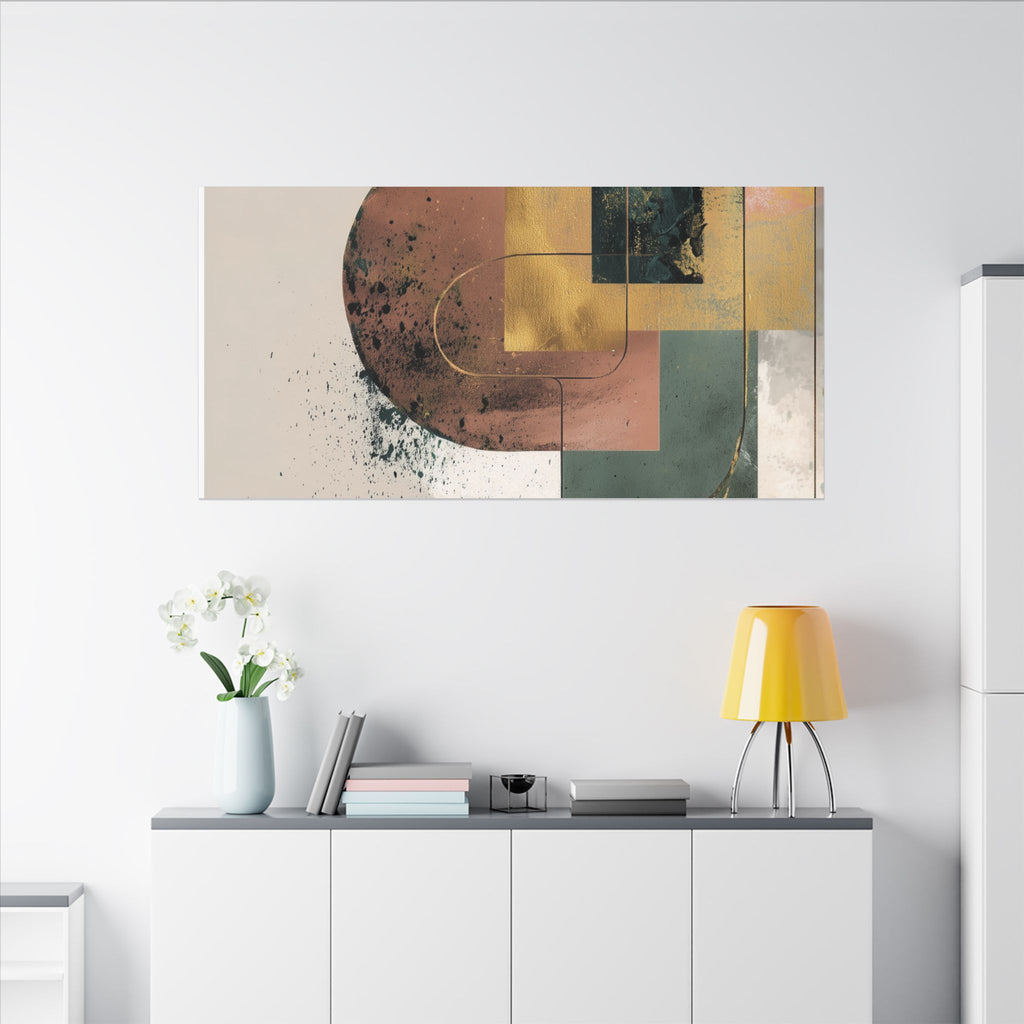 Geometric Harmony: Abstract Composition, Modernist Minimalism, Ethereal Design Layers   |   Custom Orders Accepted