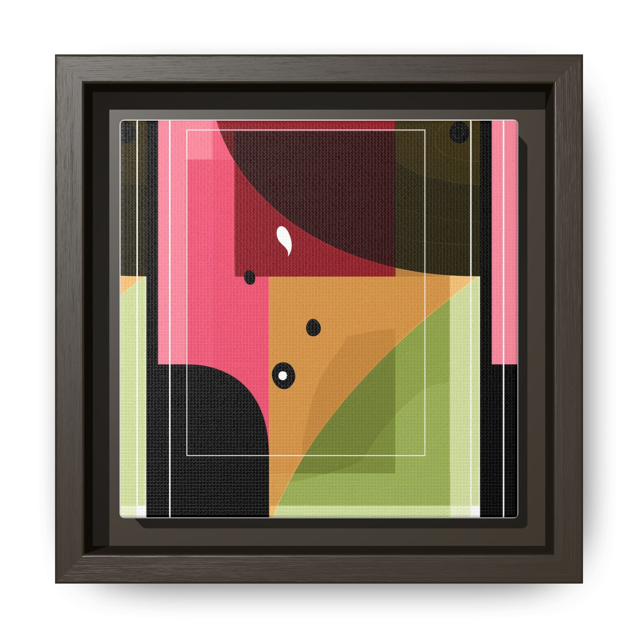 Geometric Convergence: Abstract Modernist Composition, Constructivist Color Blocking, Layered Geometric Design   |   Custom Orders Accepted