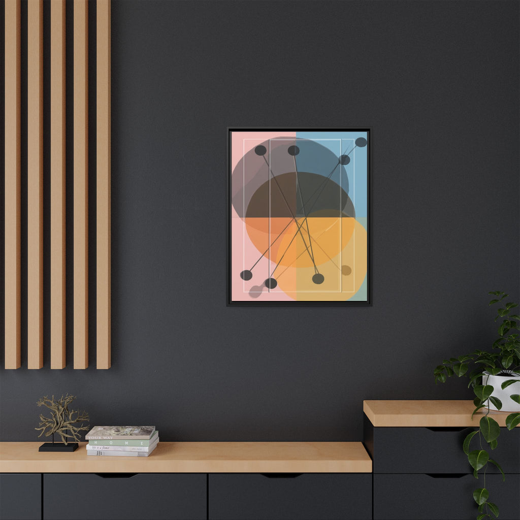 Geometric Intersections: Pastel Quadrants, Mid-Century Minimalism, Network Nodes   |   Custom Orders Accepted