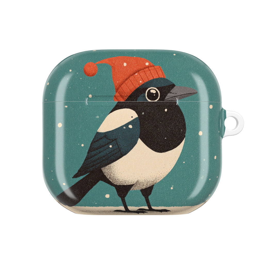 Festive Bird AirPod Case - Holiday Gifts, Cute Accessories, Unique Tech Protection, Bird Lover Gift, Fun Design
