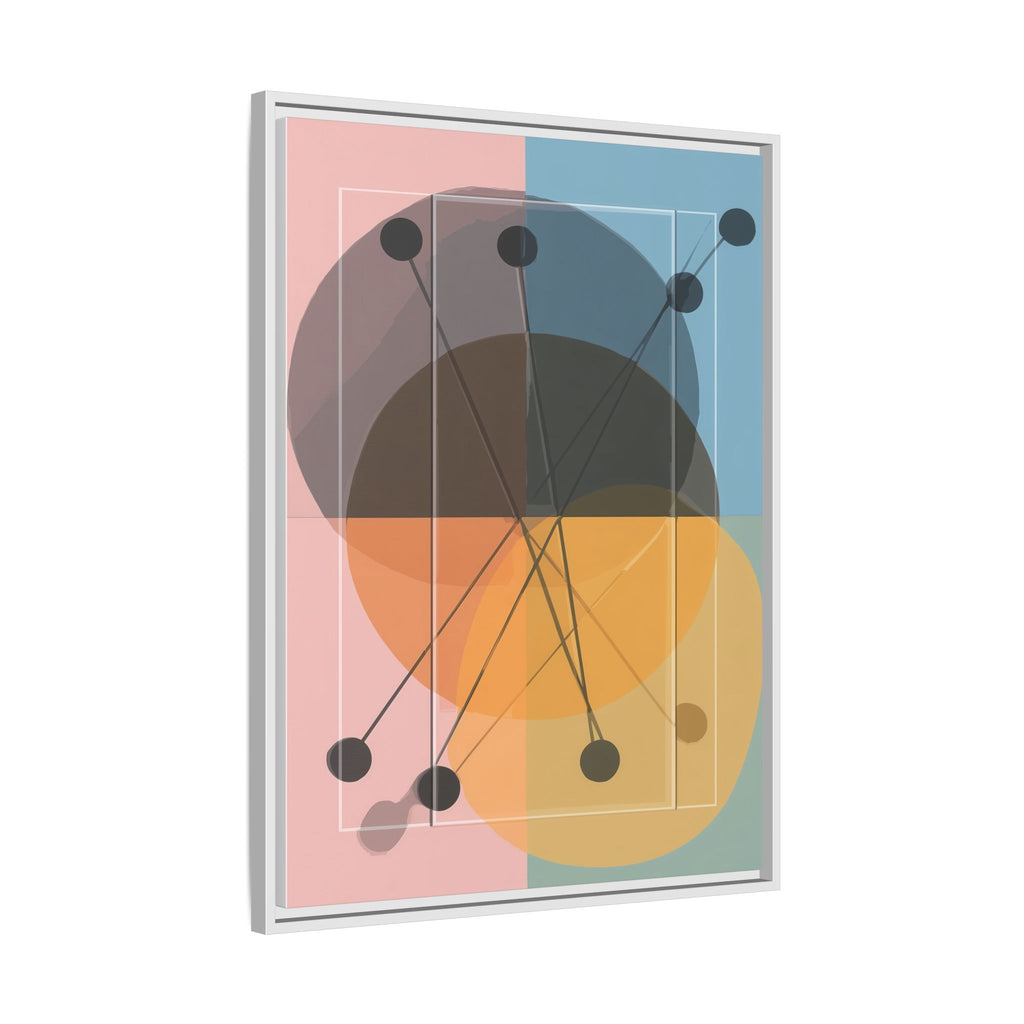Geometric Intersections: Pastel Quadrants, Mid-Century Minimalism, Network Nodes   |   Custom Orders Accepted