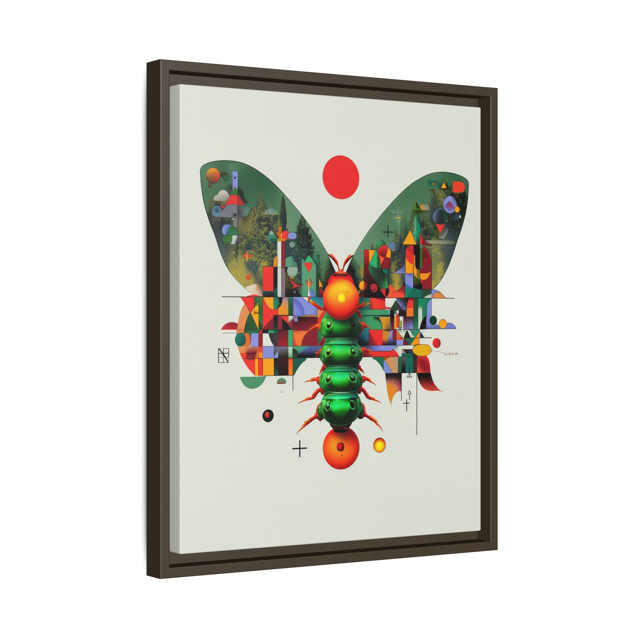 Metamorphic Geometry: Digital Butterfly Architecture, Cubist Nature Transformation   |    Custom Orders Available
