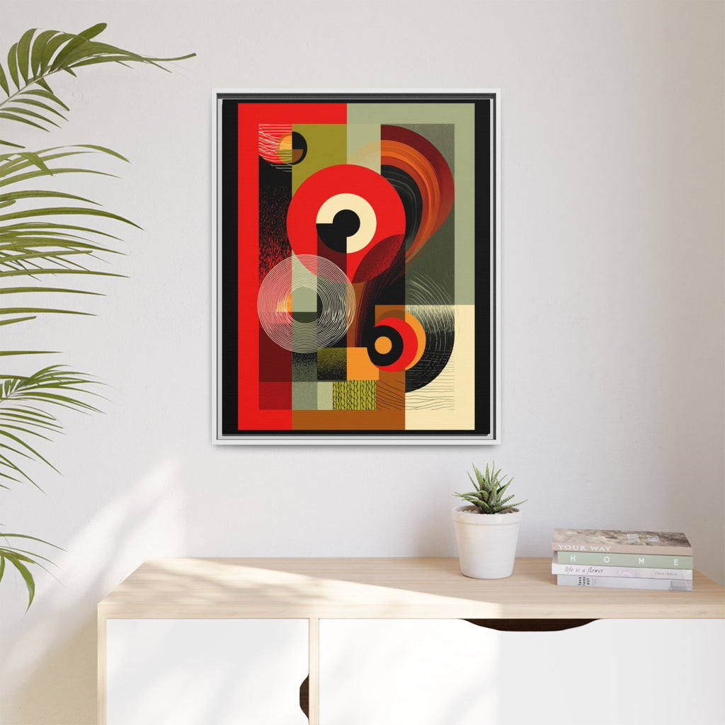 Chromatic Geometrics: Abstract Constructivist Composition, Modernist Color Blocking, Layered Circular Forms   |   Custom Orders Accepted