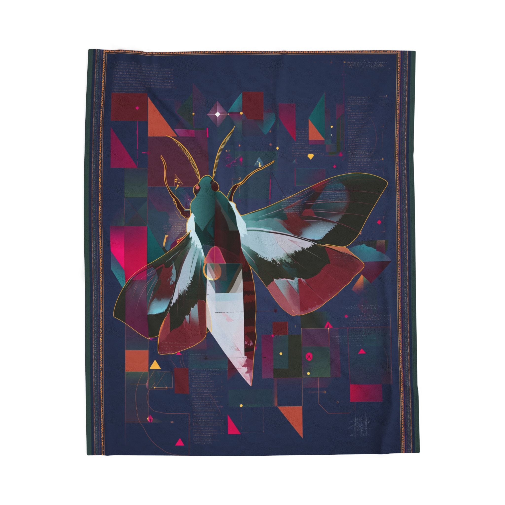 Geometric Flutter: Digital Butterfly Abstraction, Techno-Organic Design   |    Custom Orders Available