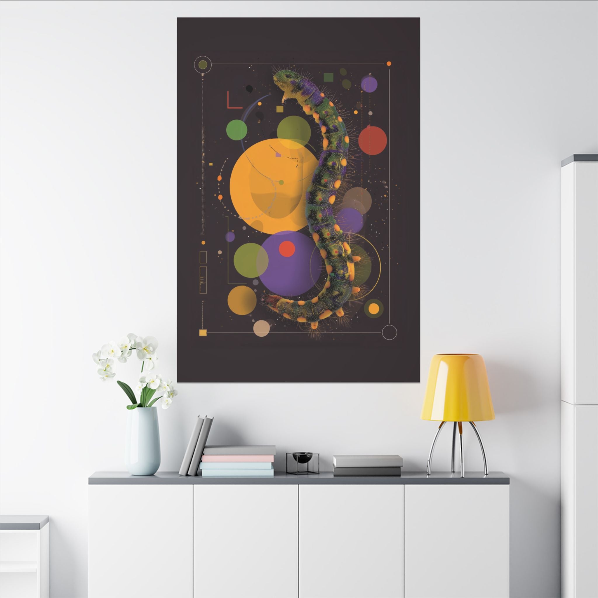 Cosmic Caterpillar: Biological Geometry, Celestial Metamorphosis   |    Custom Orders Available