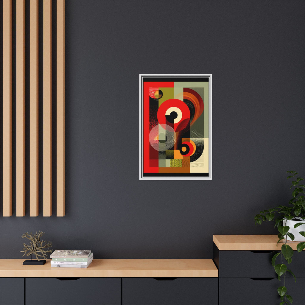 Chromatic Geometrics: Abstract Constructivist Composition, Modernist Color Blocking, Layered Circular Forms   |   Custom Orders Accepted