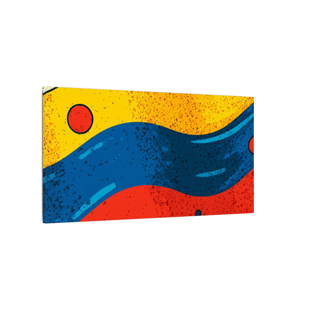 Fluid Dynamics: Retro Abstract Shapes, Mid-Century Modern Motion, Geometric Color Waves   |   Custom Orders Accepted