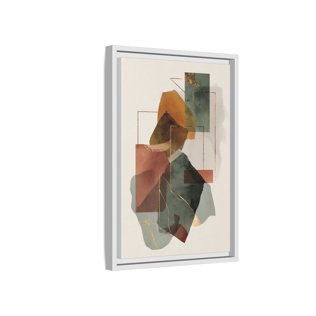 Harmonic Geometries: Architectural Abstraction, Earthy Palette, Minimalist Composition   |   Custom Orders Accepted