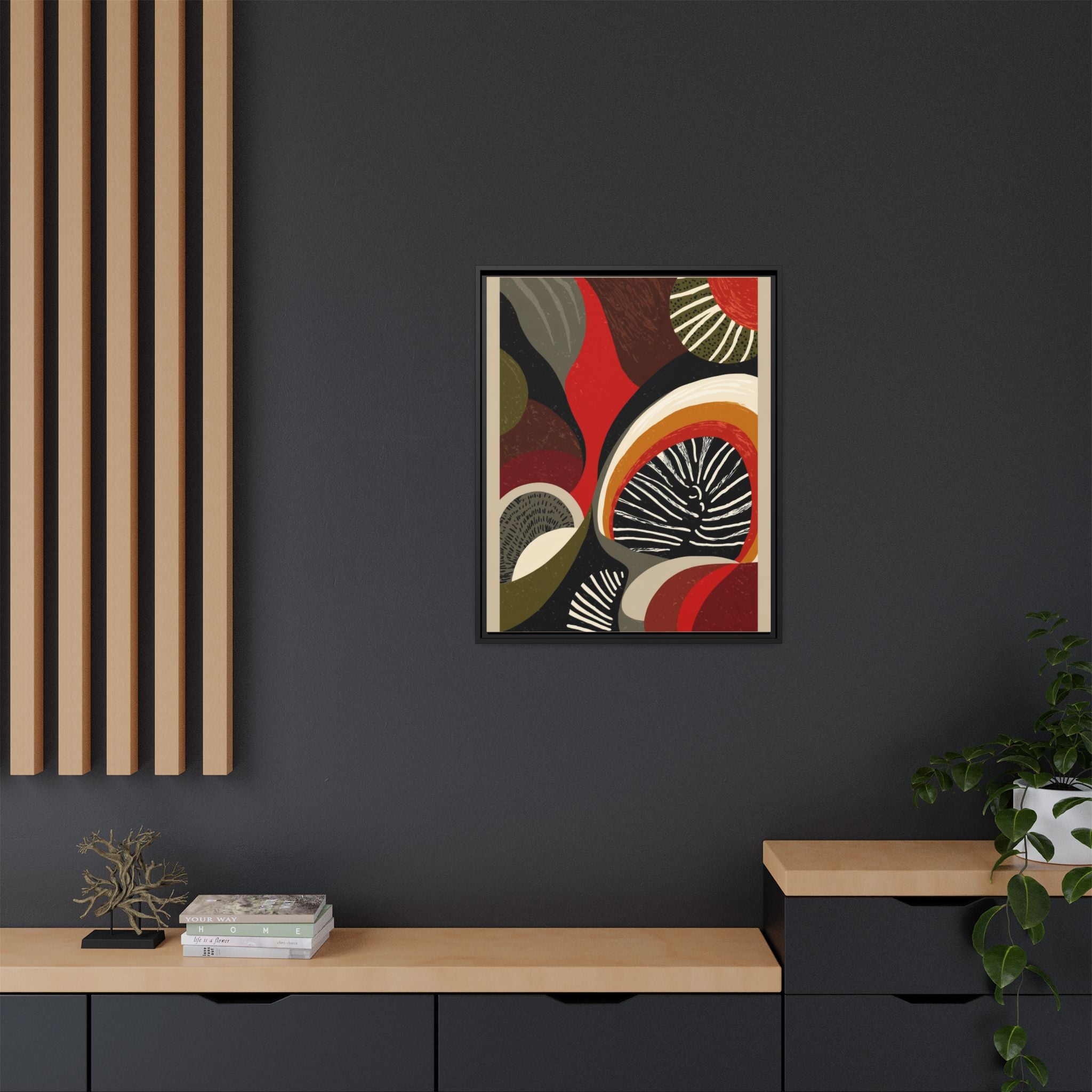Geometric Rhythm: Abstract Composition, Mid-Century Modern Art, Radial Design Inspiration   |   Custom Orders Accepted