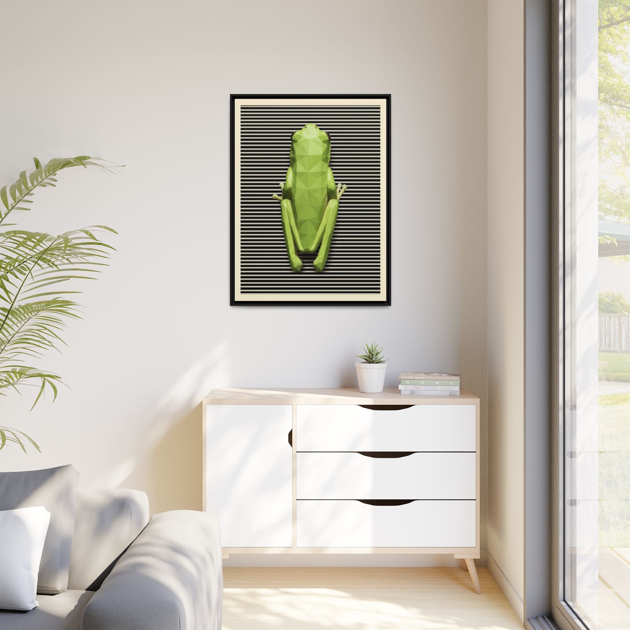 Geometric Amphibian: Low-Poly Frog Design, Digital Art Minimalism   |  Personalized & Custom Orders Available