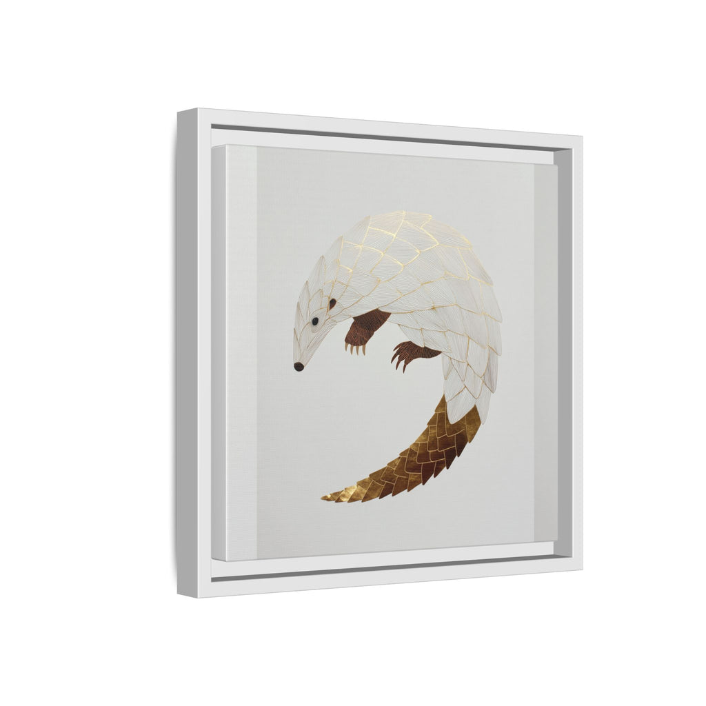 Geometric Hedgehog: Minimalist Wildlife Illustration, Layered Metallic Geometric Art   |    Custom Orders Available
