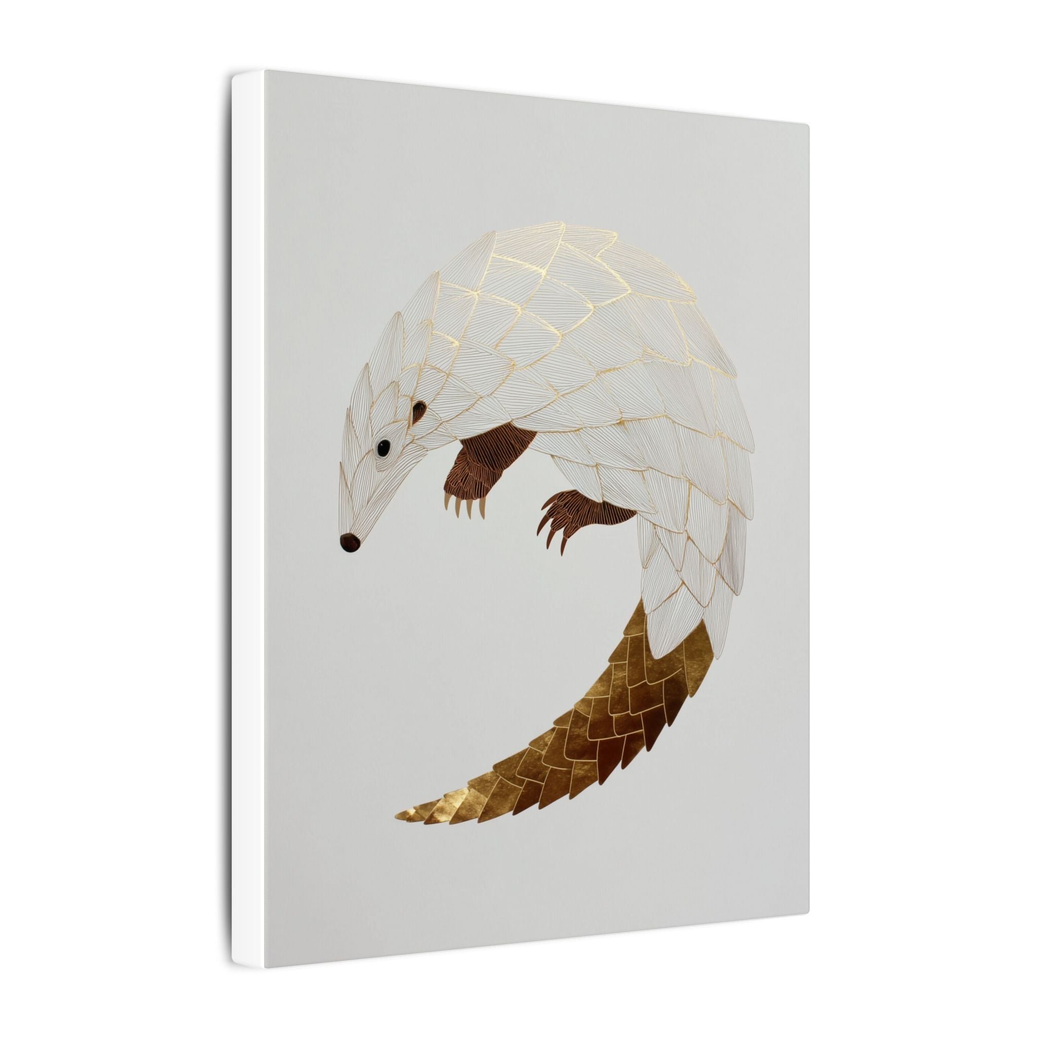 Geometric Hedgehog: Layered Minimalist Wildlife, Architectural Art Style   |    Custom Orders Available