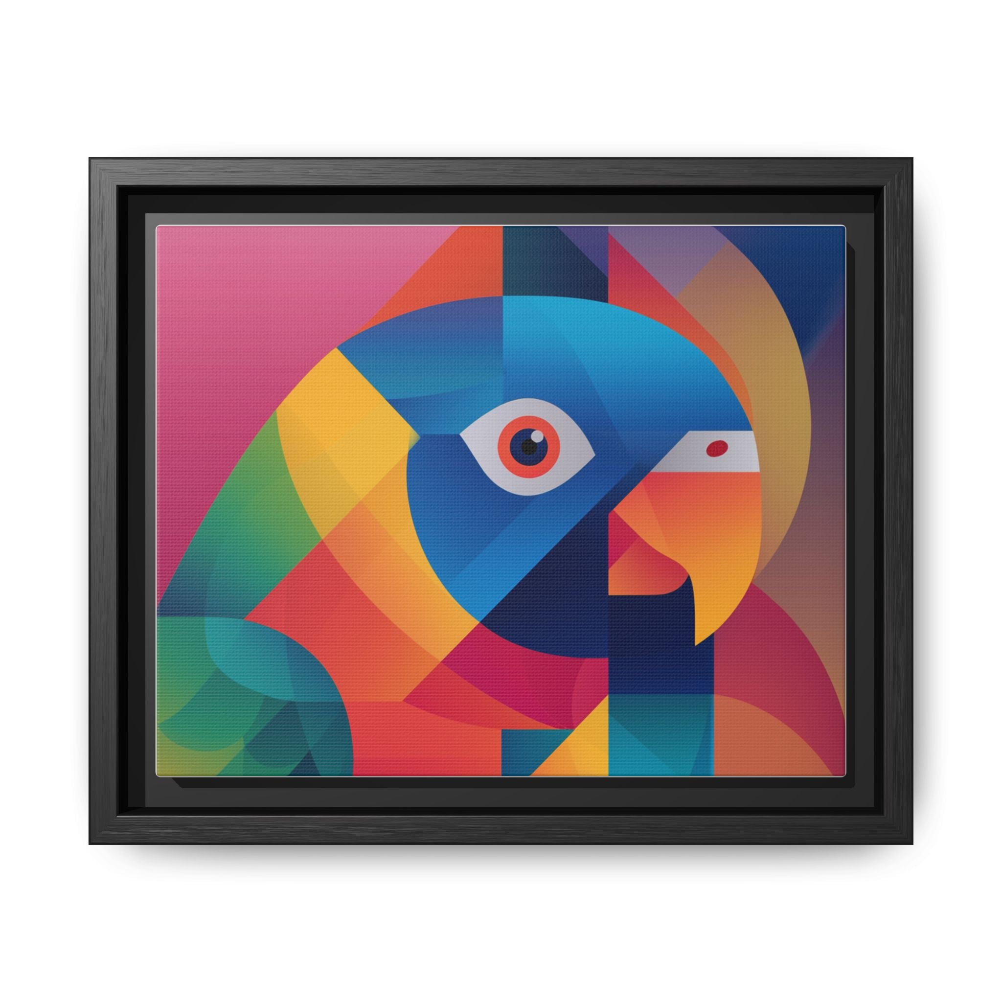 Prismatic Parrot: Cubist Deconstruction, Geometric Color Explosion   |  Personalized & Custom Orders Available